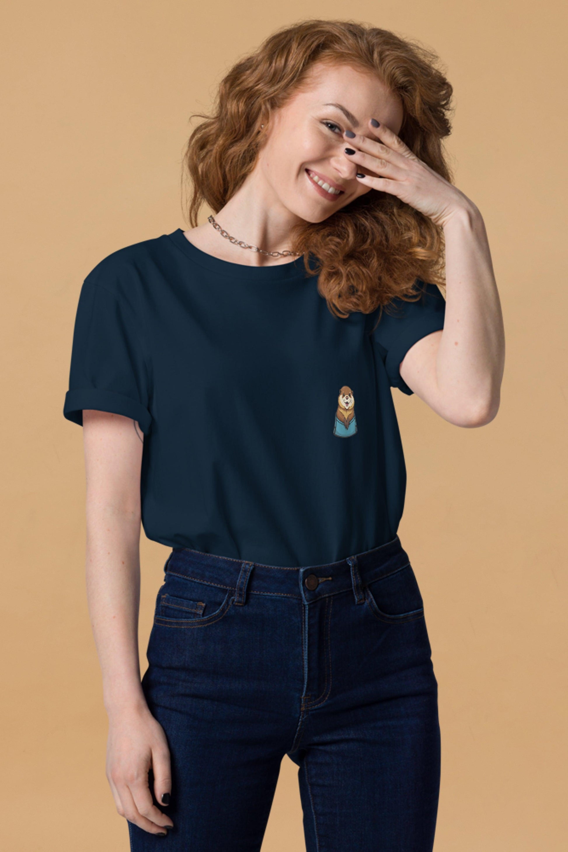 Otter Pocket T-Shirt in Navy