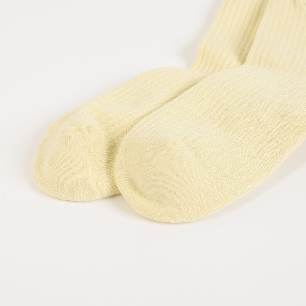 Save the Otter Ribbed Bamboo Socks in Yellow