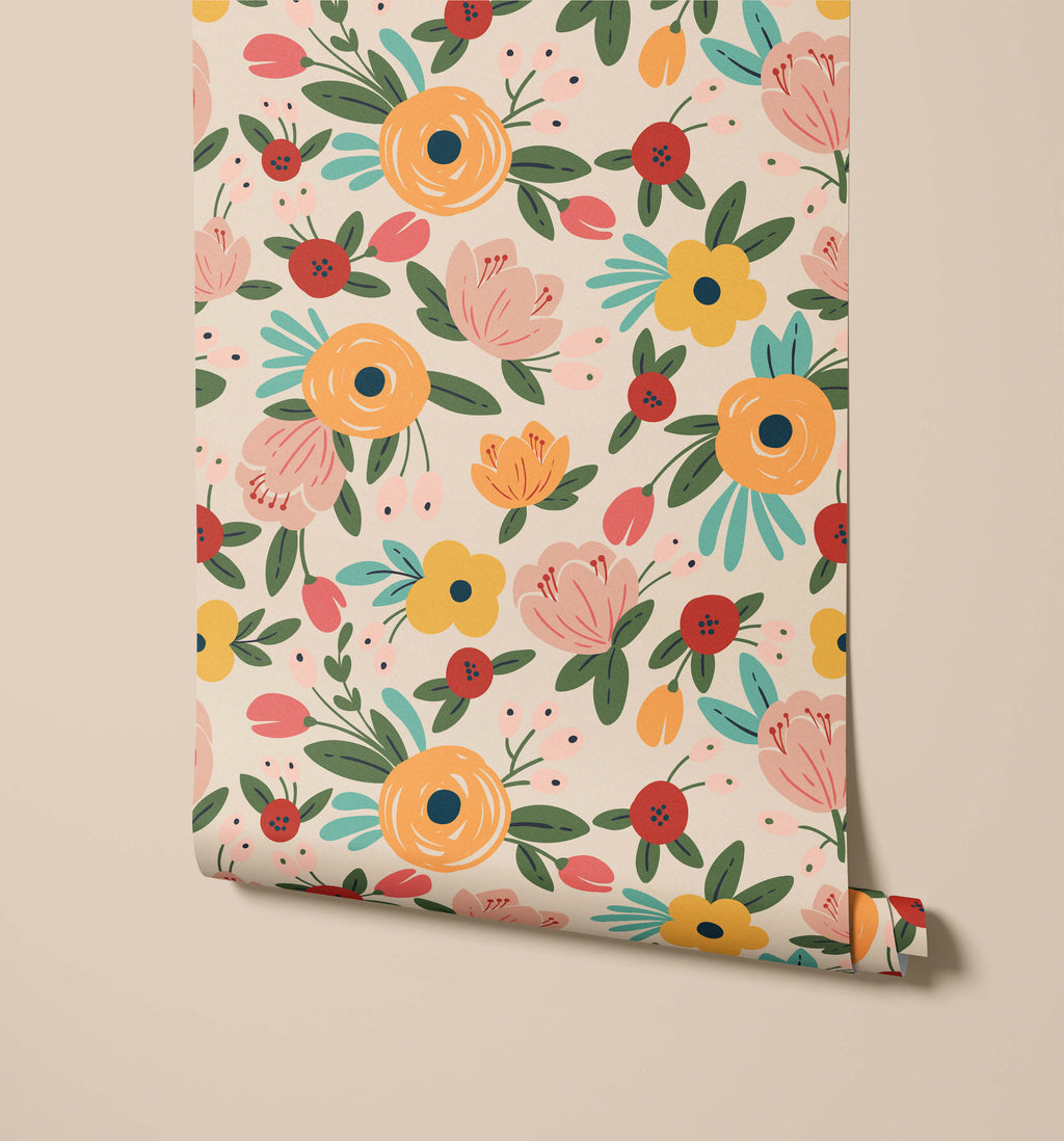 Oxford Floral Wallpaper