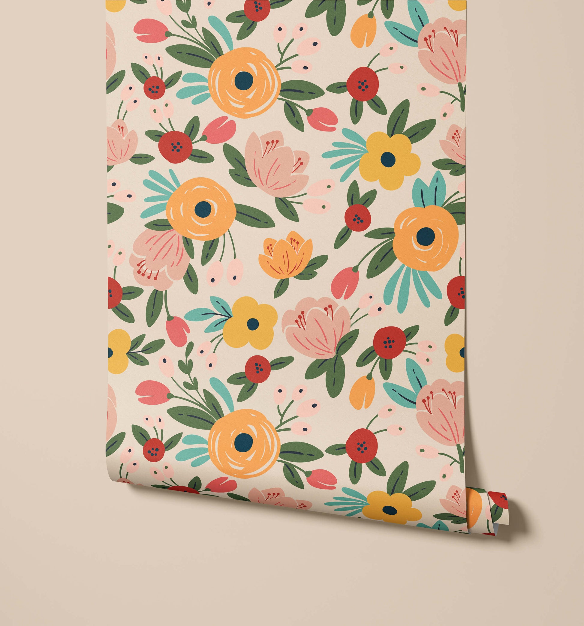 Oxford Floral Wallpaper