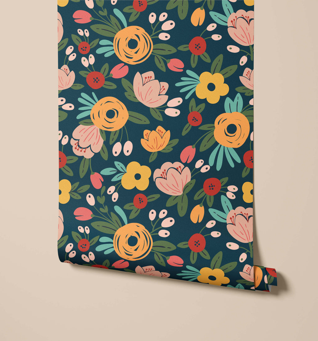 Oxford Floral Wallpaper