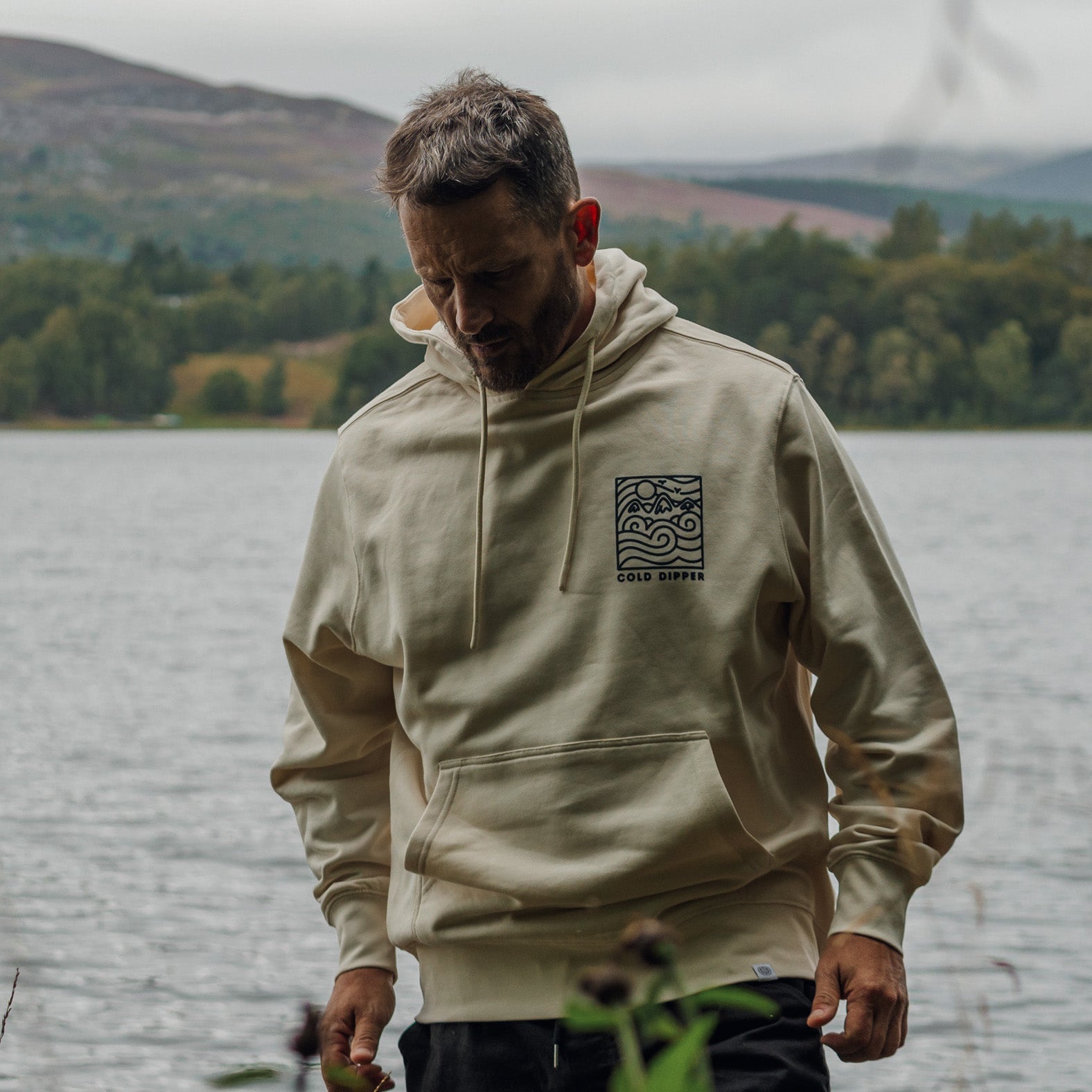 Men's Cold Dipper Off White Hoodie