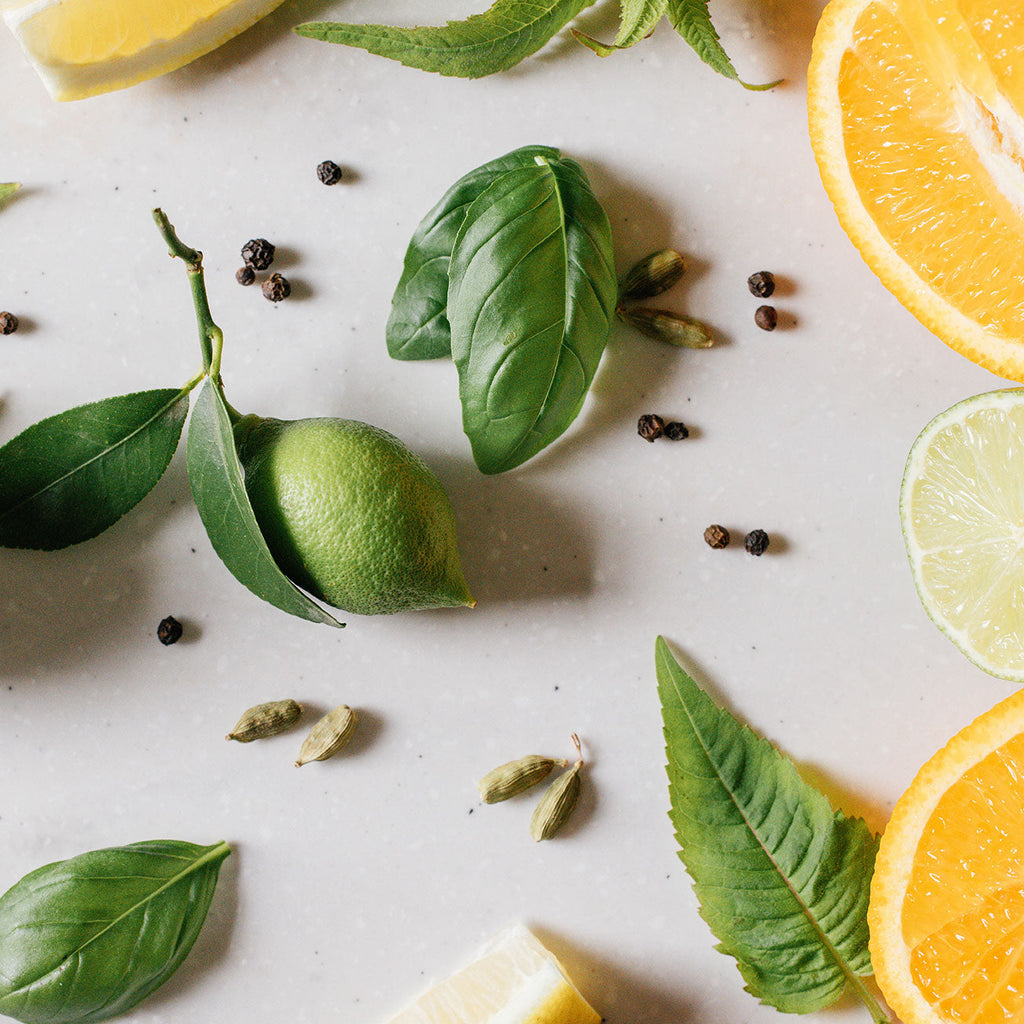Pomelo Bitters Fine Bone China Candle with Gold Gilt Lid