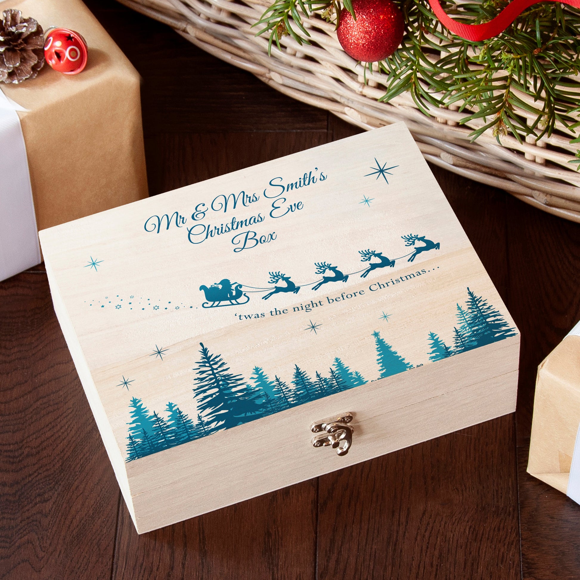 Personalised Twas The Night Before Christmas Box