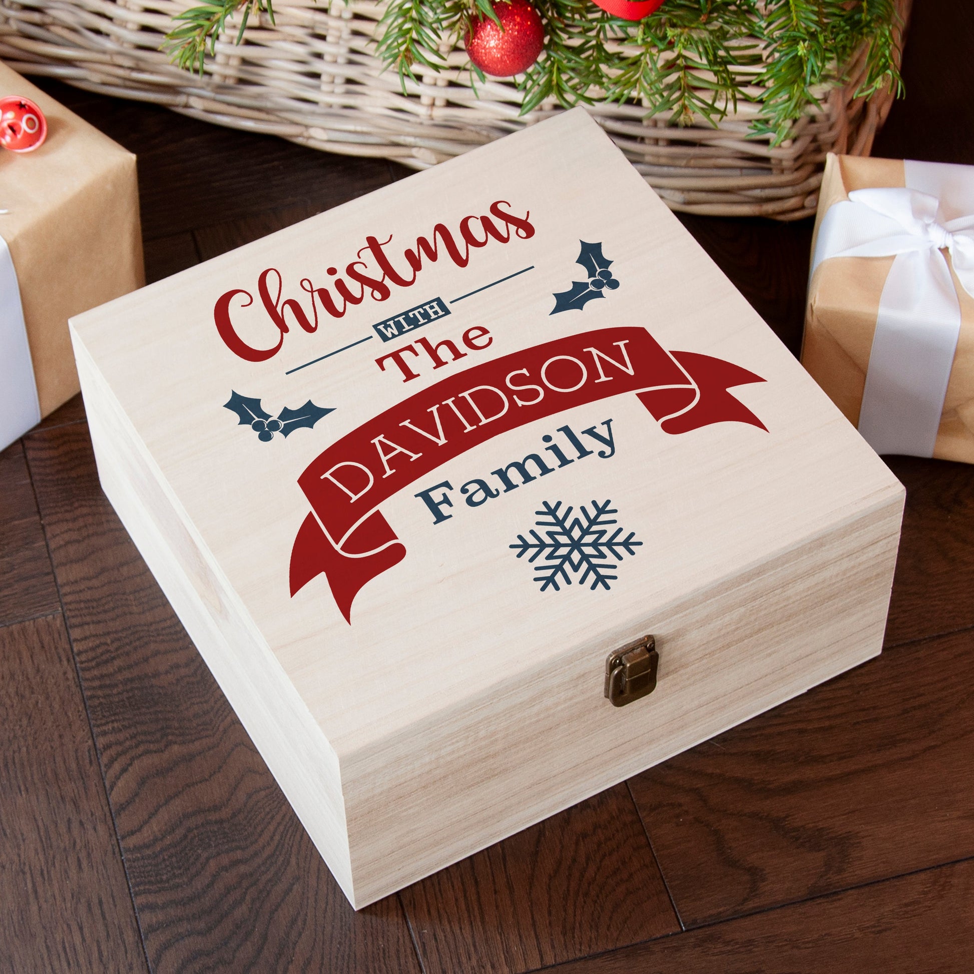 Personalised Family Christmas Eve Box