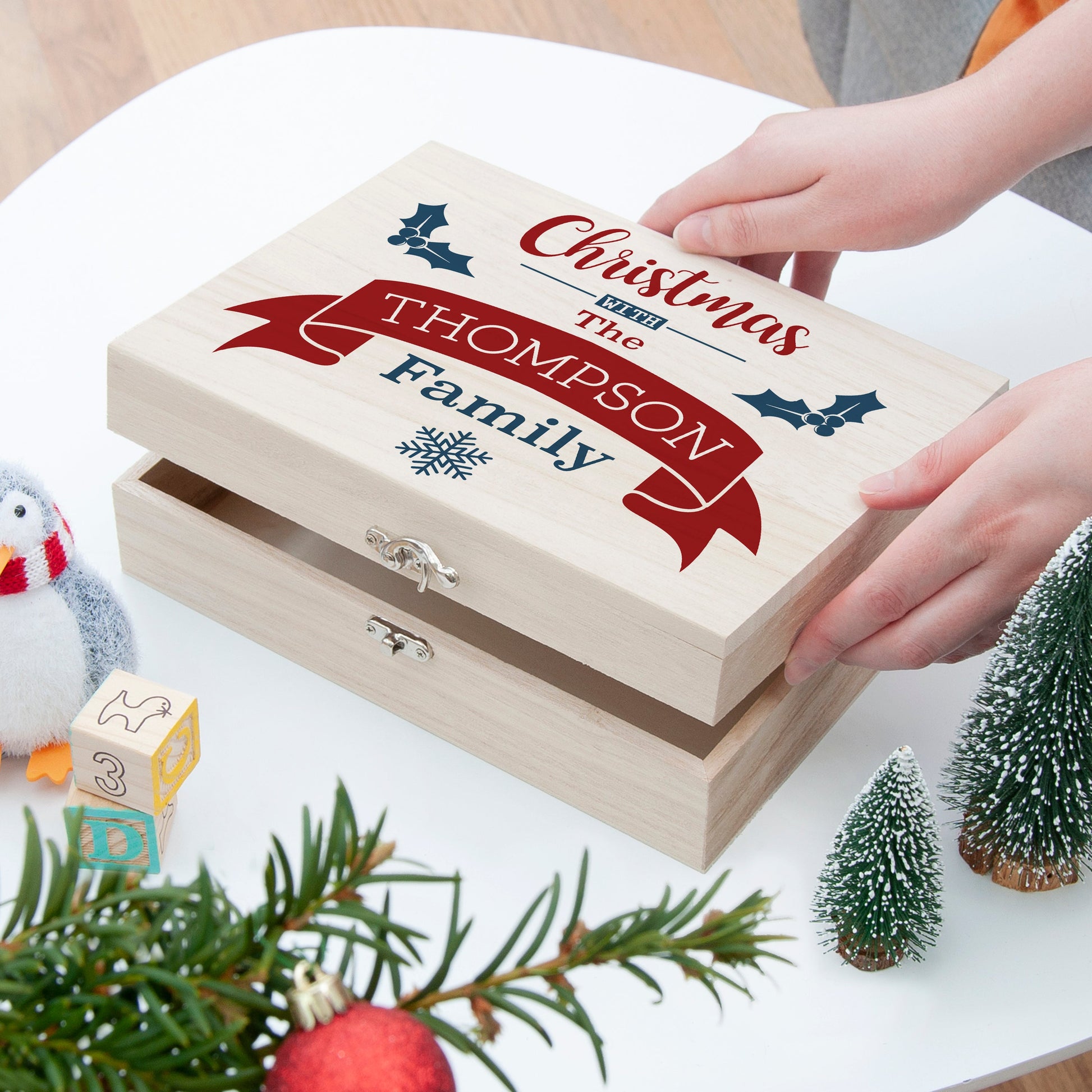 Personalised Family Christmas Eve Box