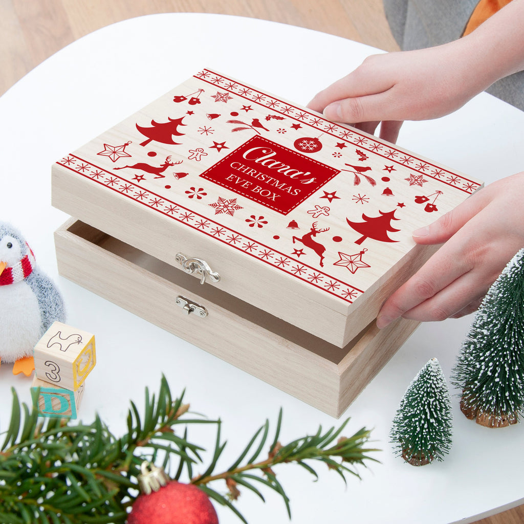 Personalised Festive Scandi Christmas Eve Box