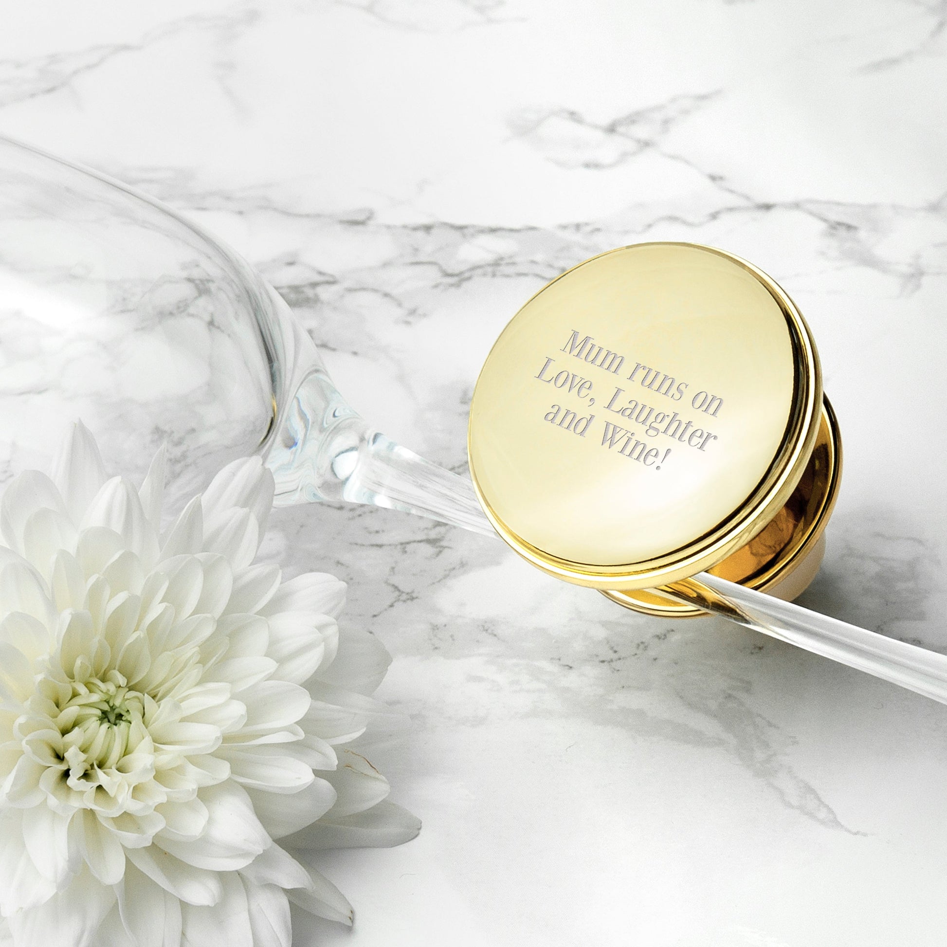 Personalised Luxury Bottle Stopper in Silver or Gold