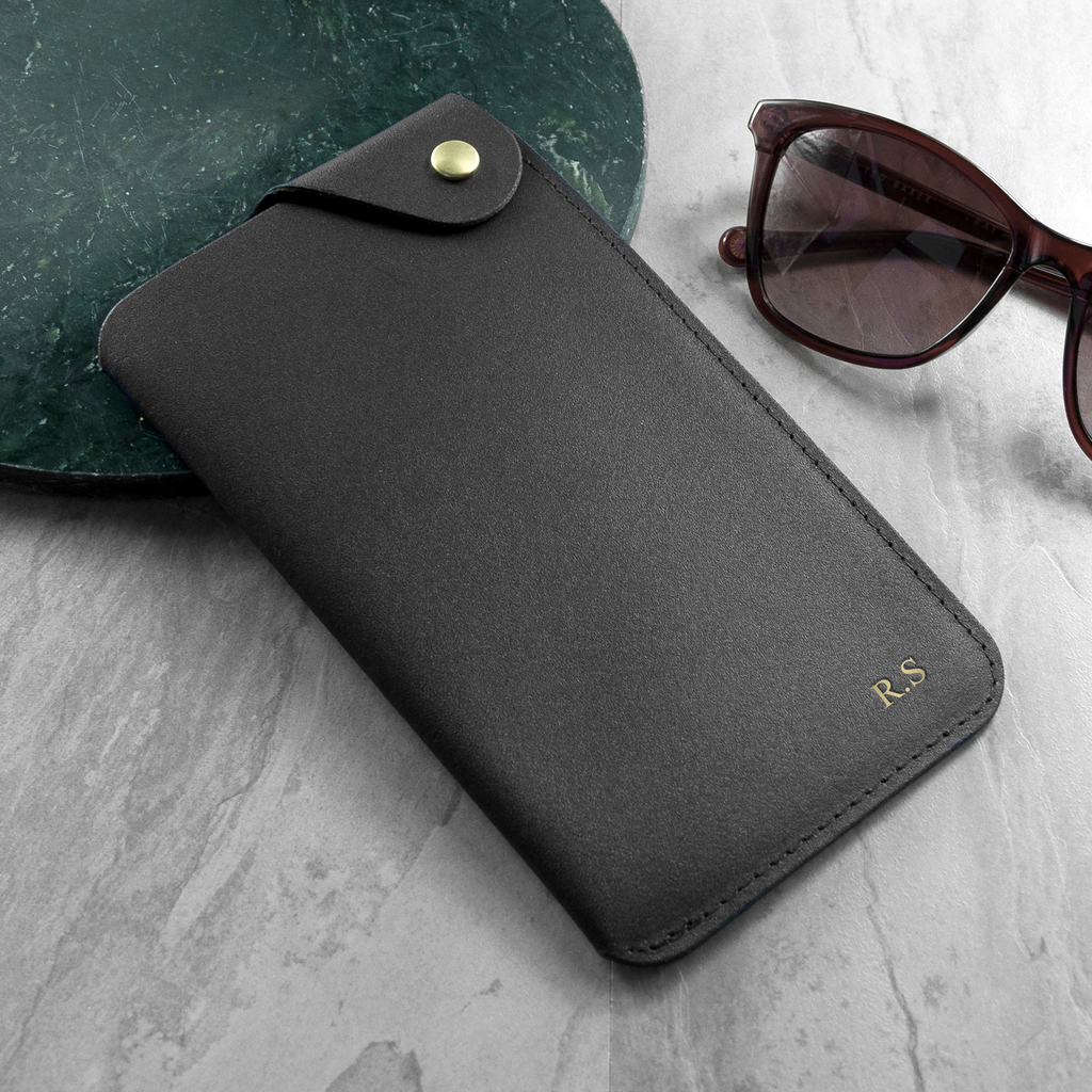 Personalised Leather Glasses Case