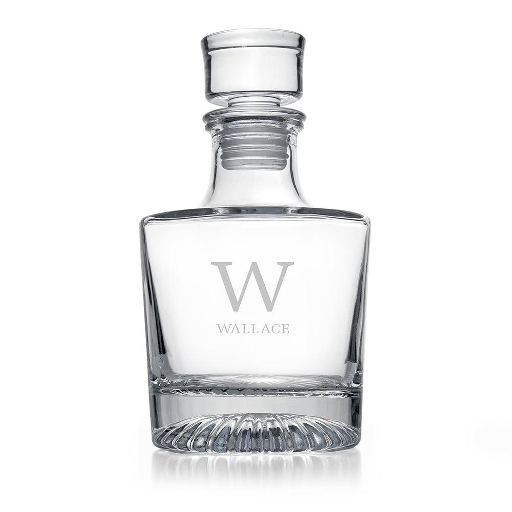 Personalised Monogram Round Decanter