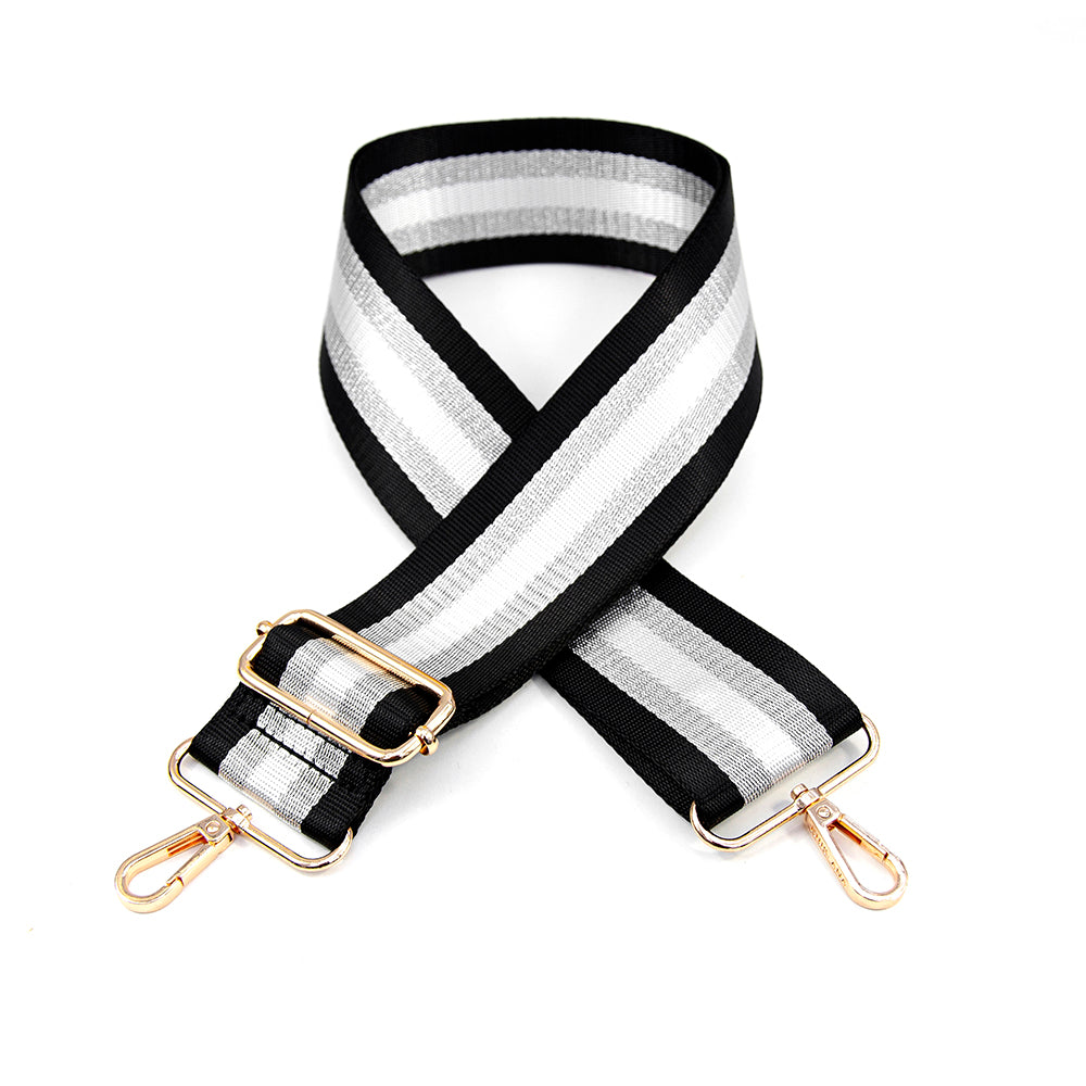 Personalised Luxury Crossbody Bag in Black