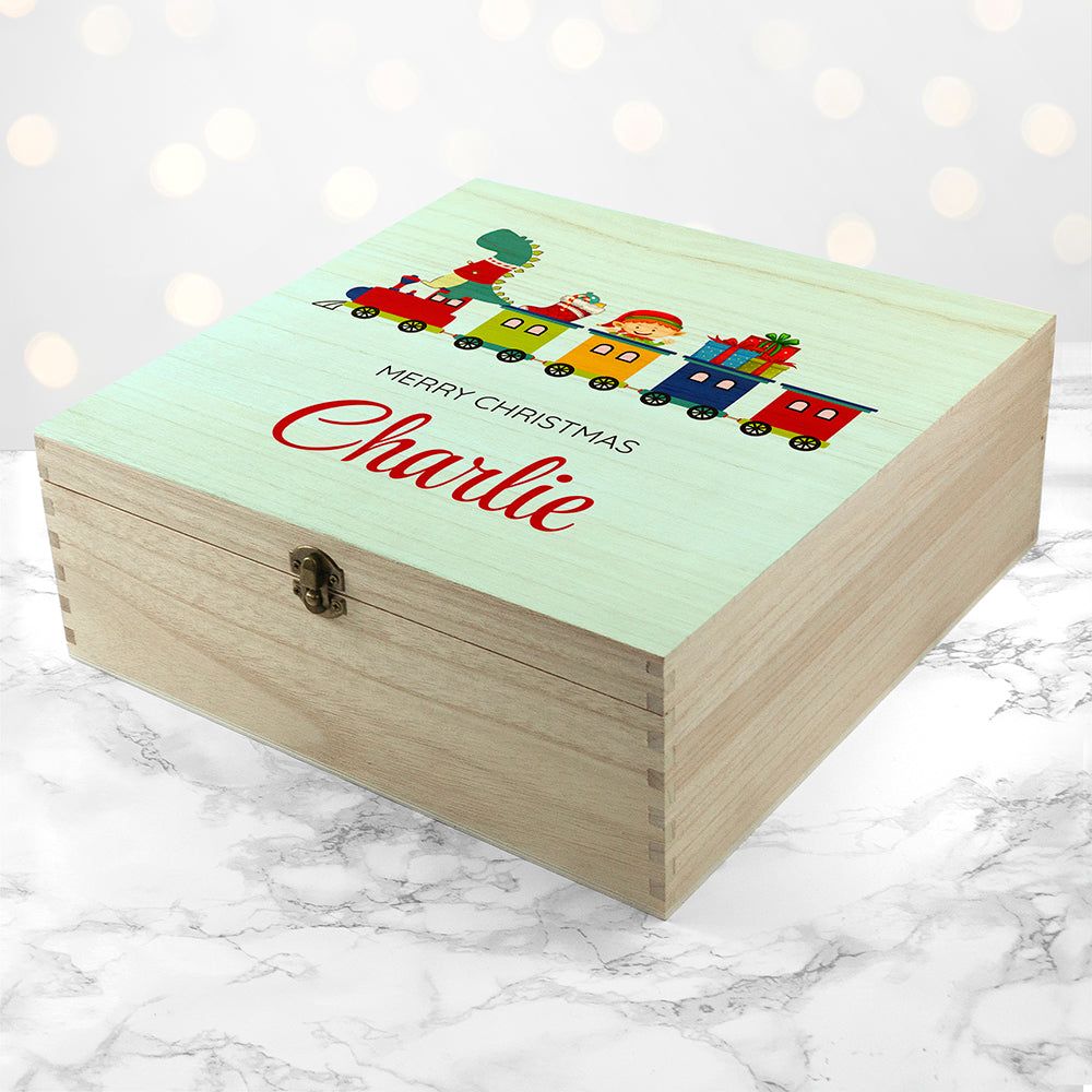 Personalised Christmas Train Gift Box