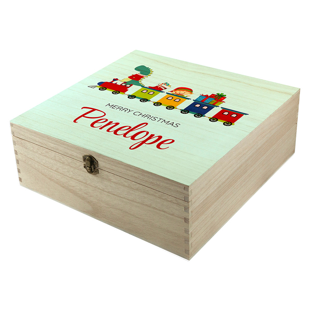Personalised Christmas Train Gift Box