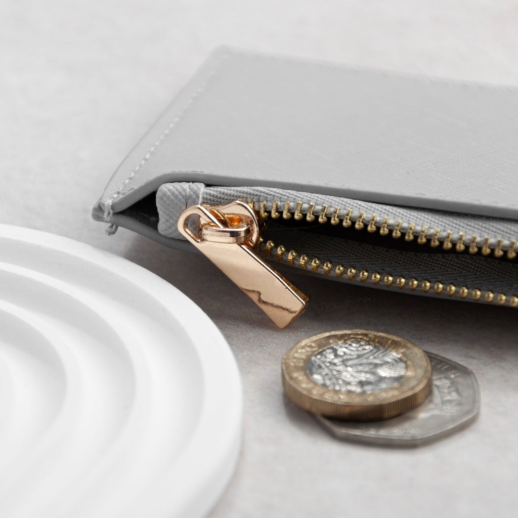 Monogrammed Card Holder in Vegan Leather