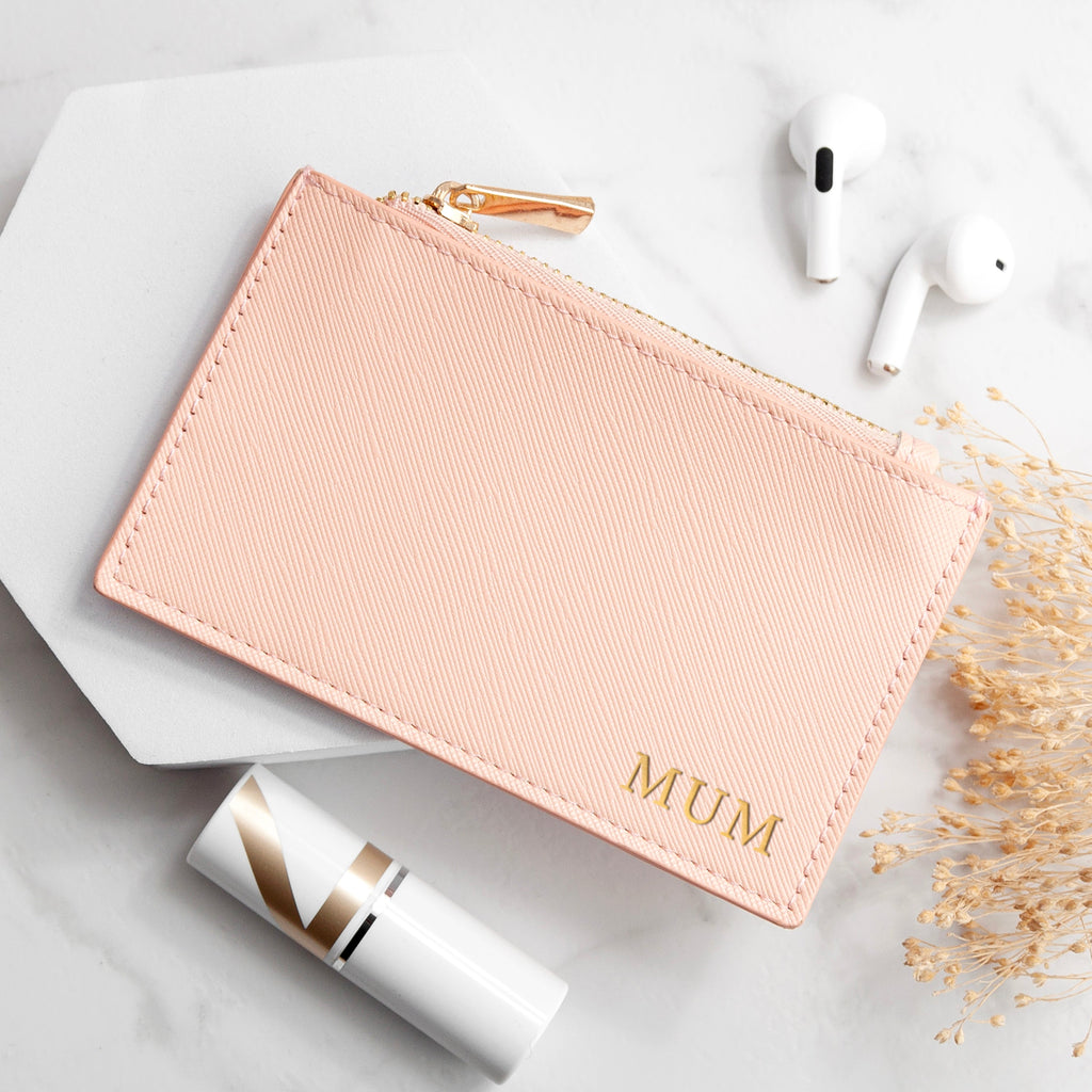 Personalised Vegan Leather Card Holder