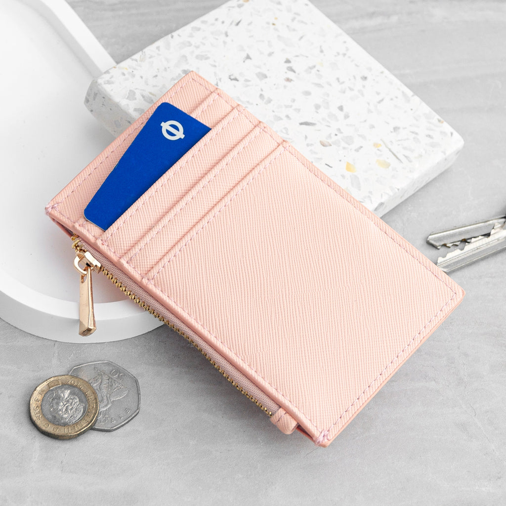 Personalised Vegan Leather Card Holder