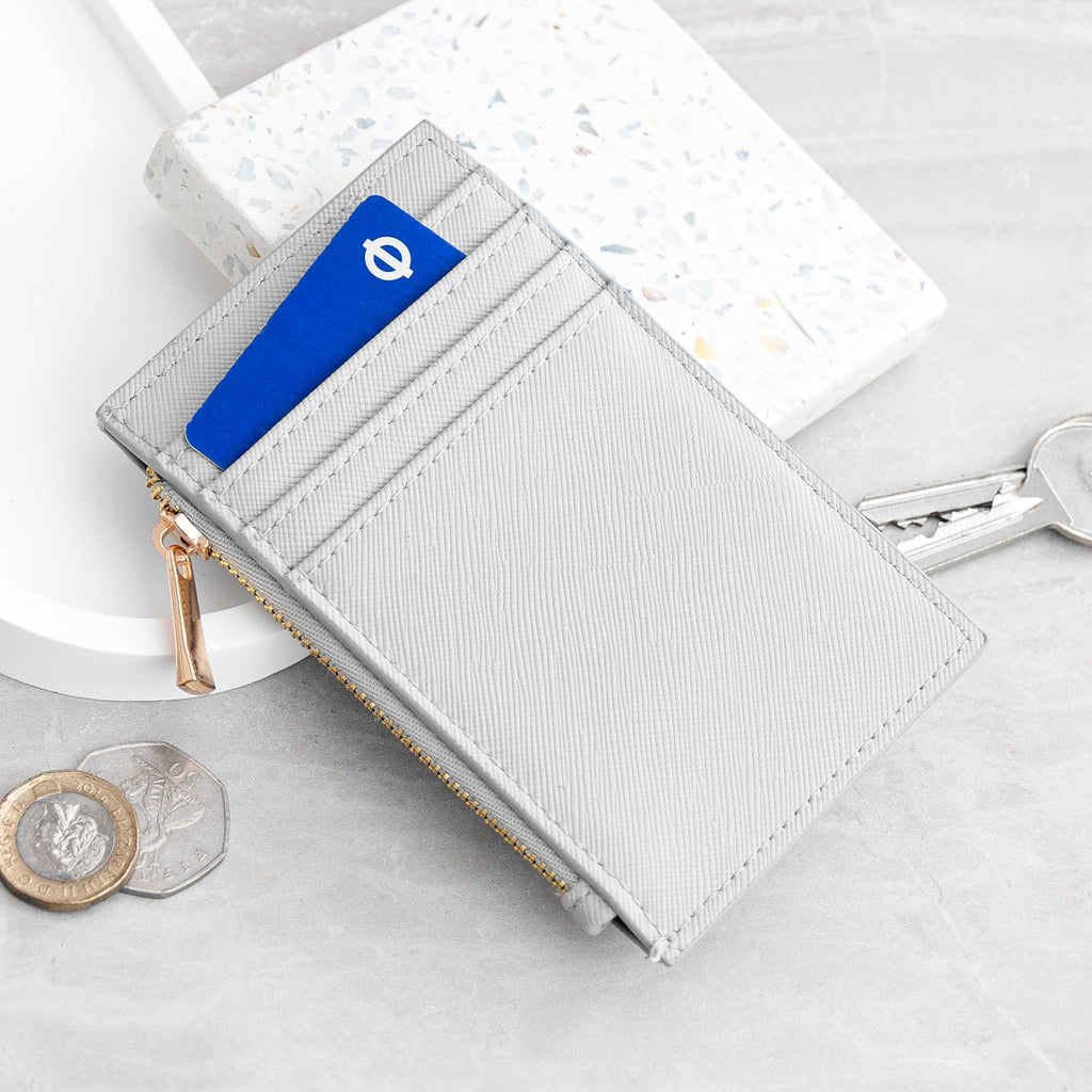 Personalised Vegan Leather Card Holder
