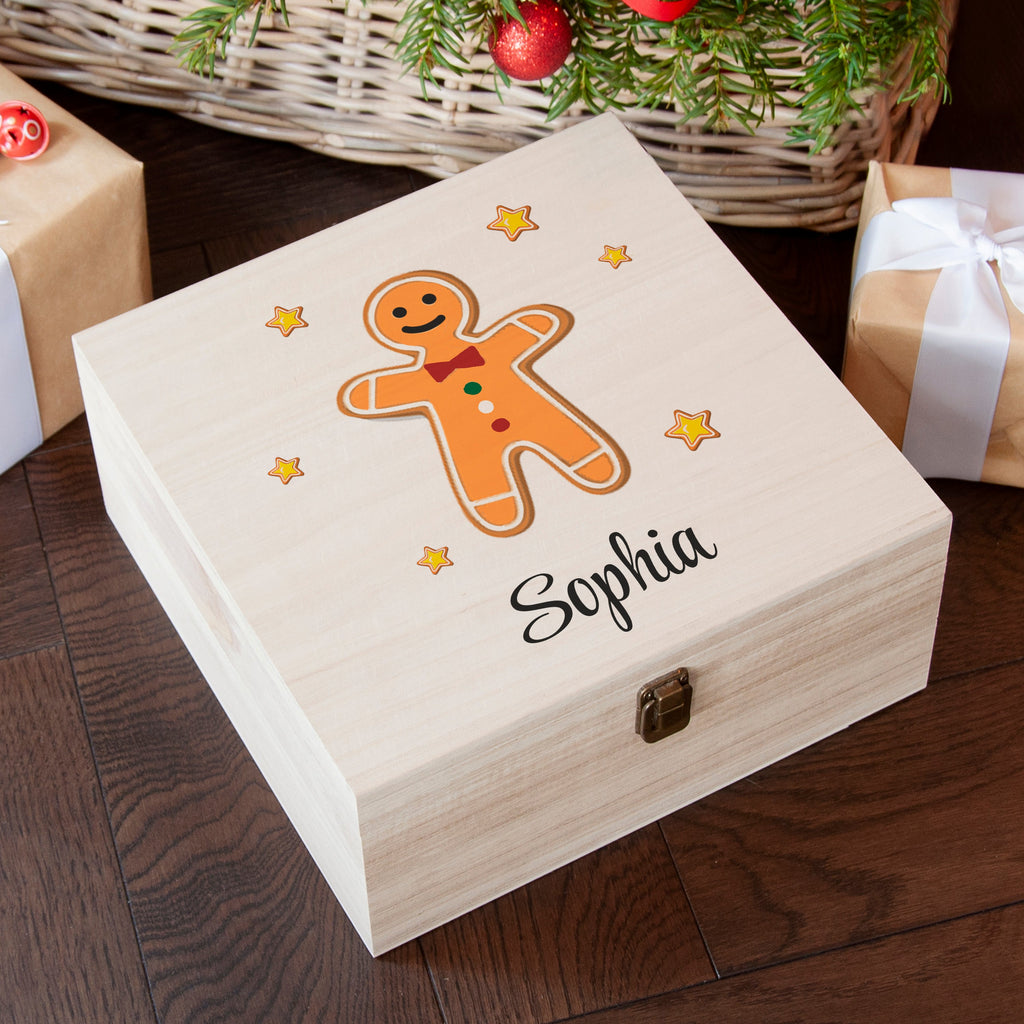 Personalised Gingerbread Man Christmas Eve Box