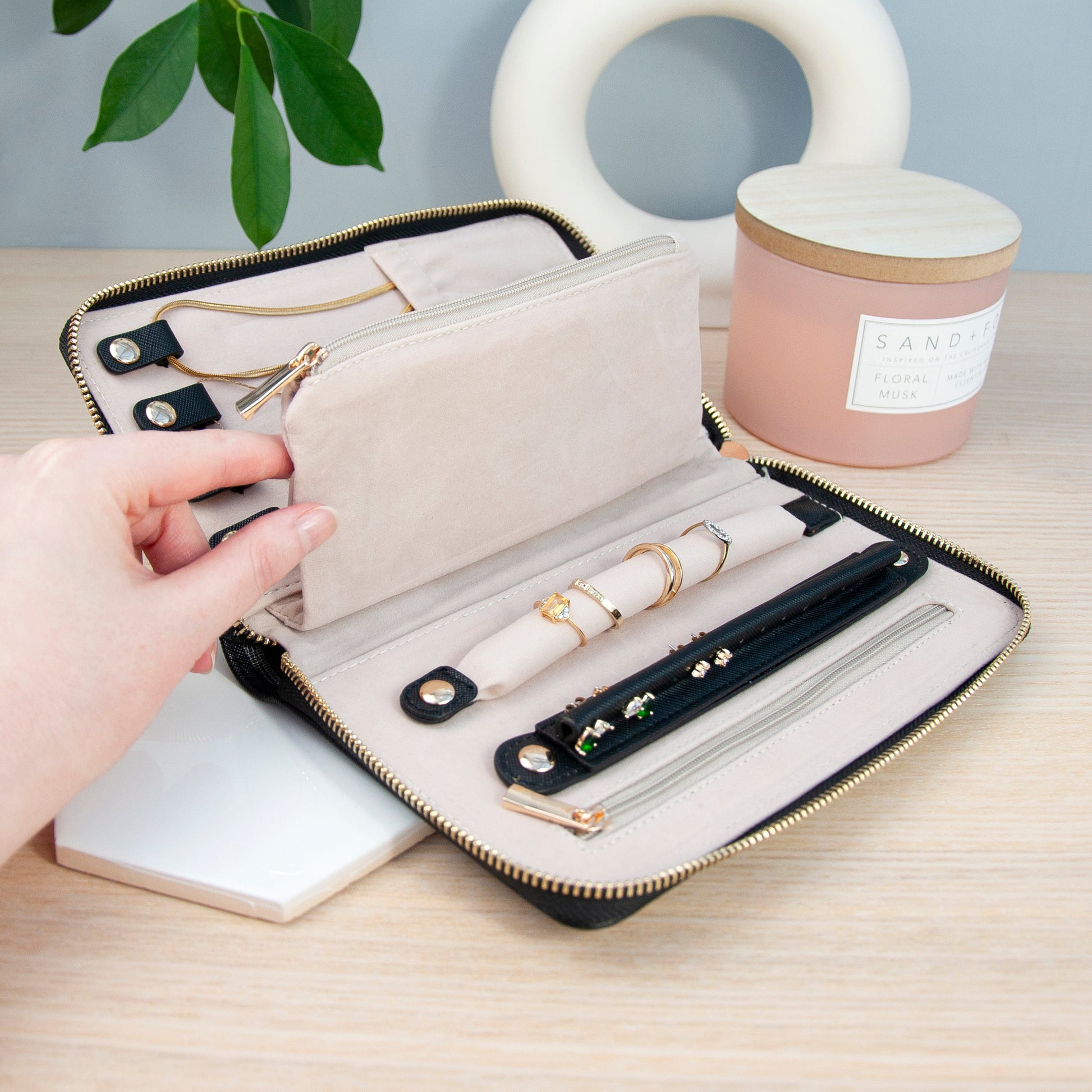 Personalised Aspen Travel Jewellery Wallet