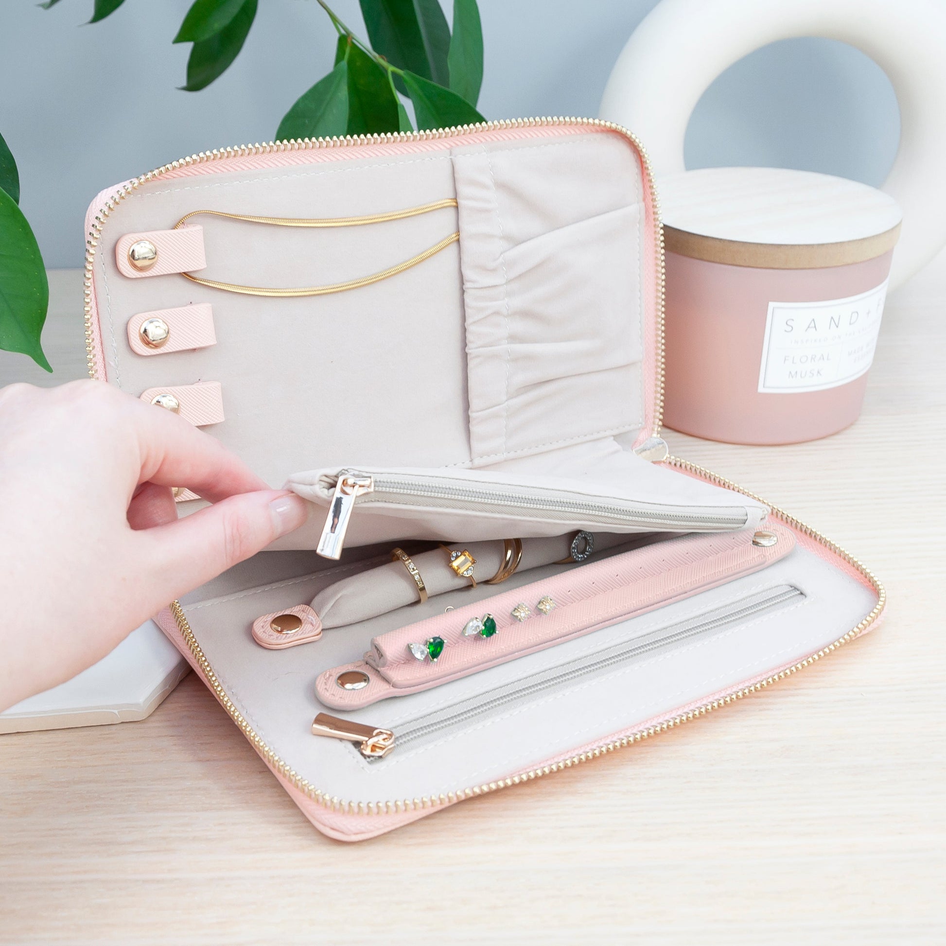 Personalised Aspen Travel Jewellery Wallet