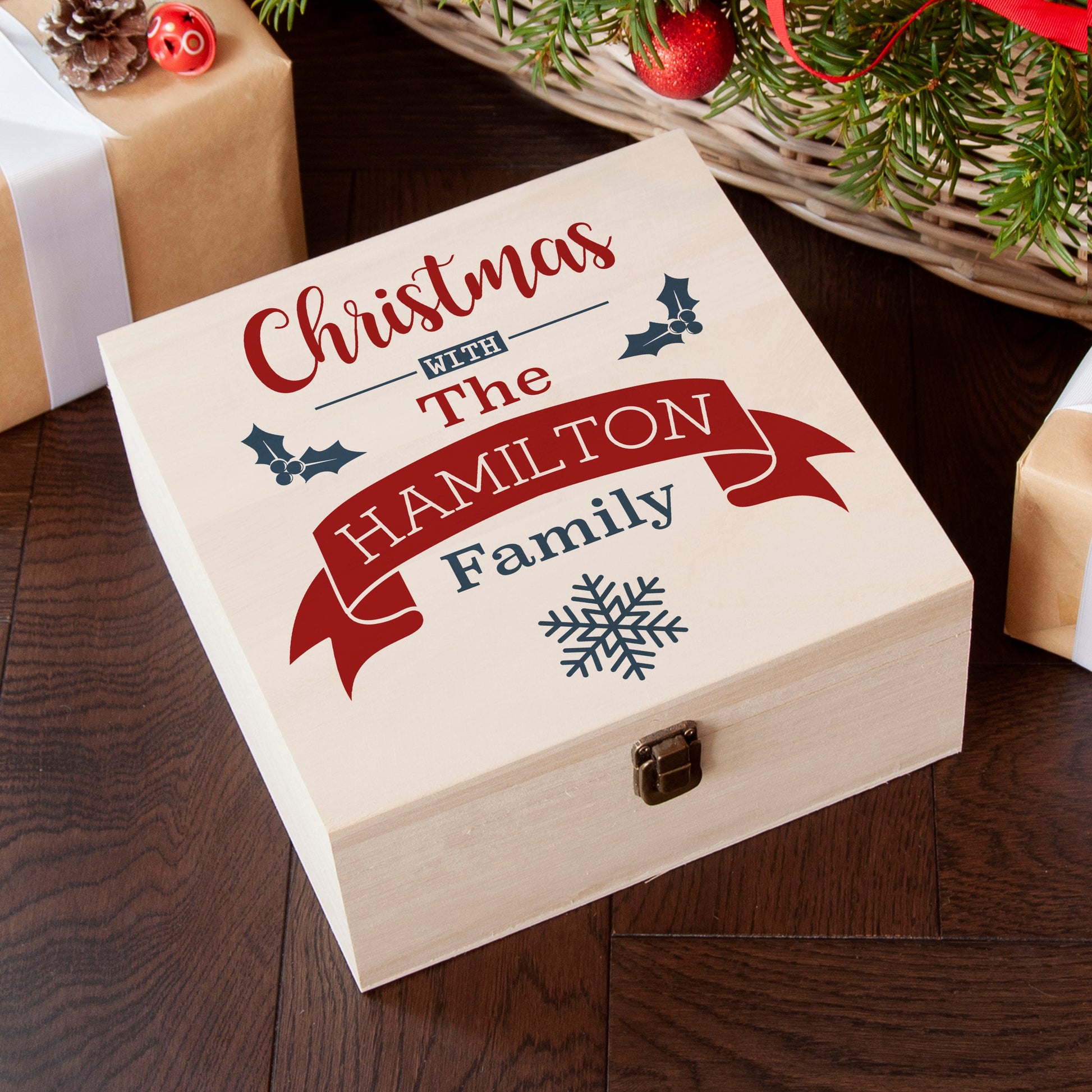 Personalised Family Christmas Eve Box
