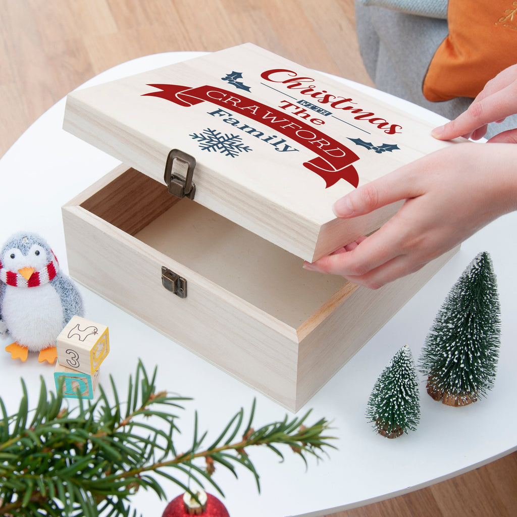Personalised Family Christmas Eve Box