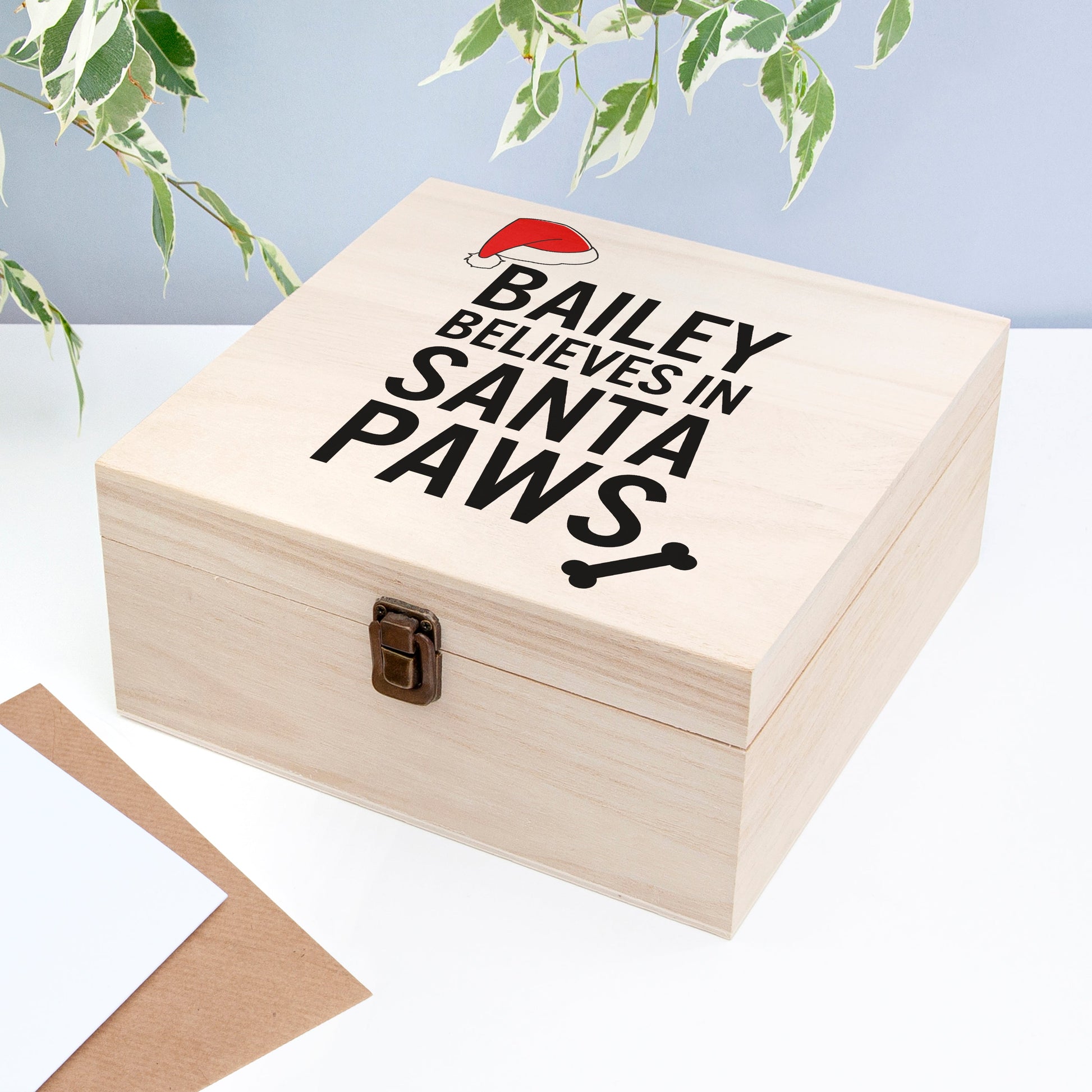 Personalised Pet Santa Paws Christmas Eve Box