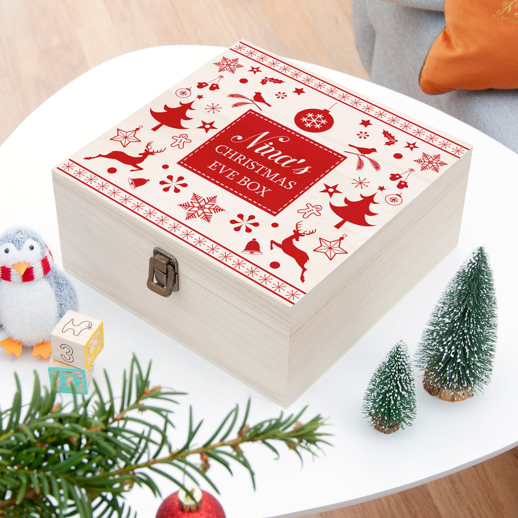 Personalised Festive Scandi Christmas Eve Box