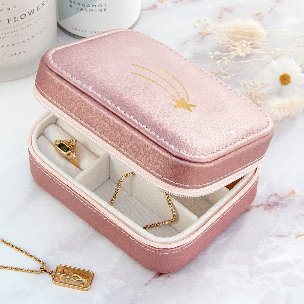 Shooting Star Pink Jewellery Case