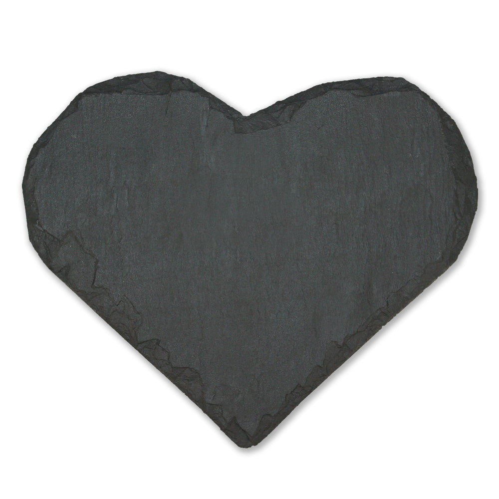 Natural Slate Coaster Set Square or Heart