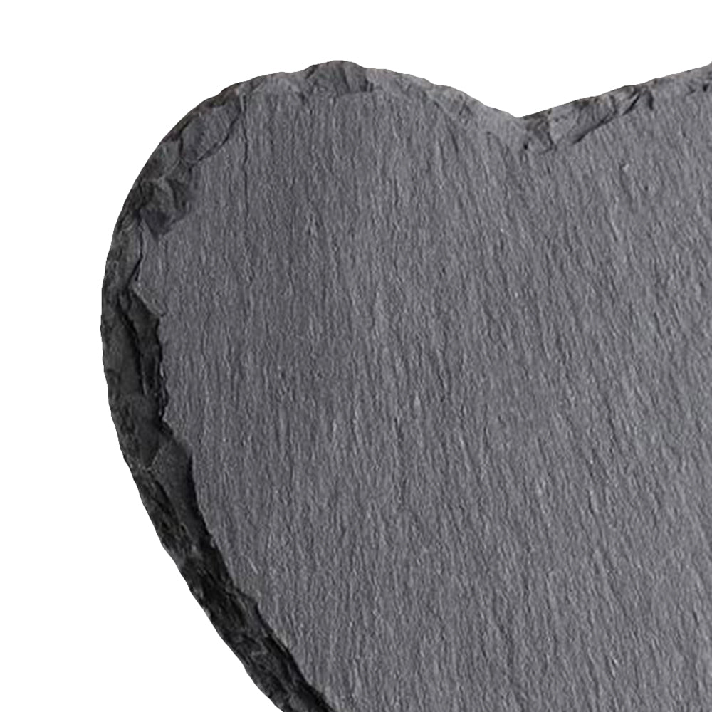 Natural Slate Coaster Set Square or Heart