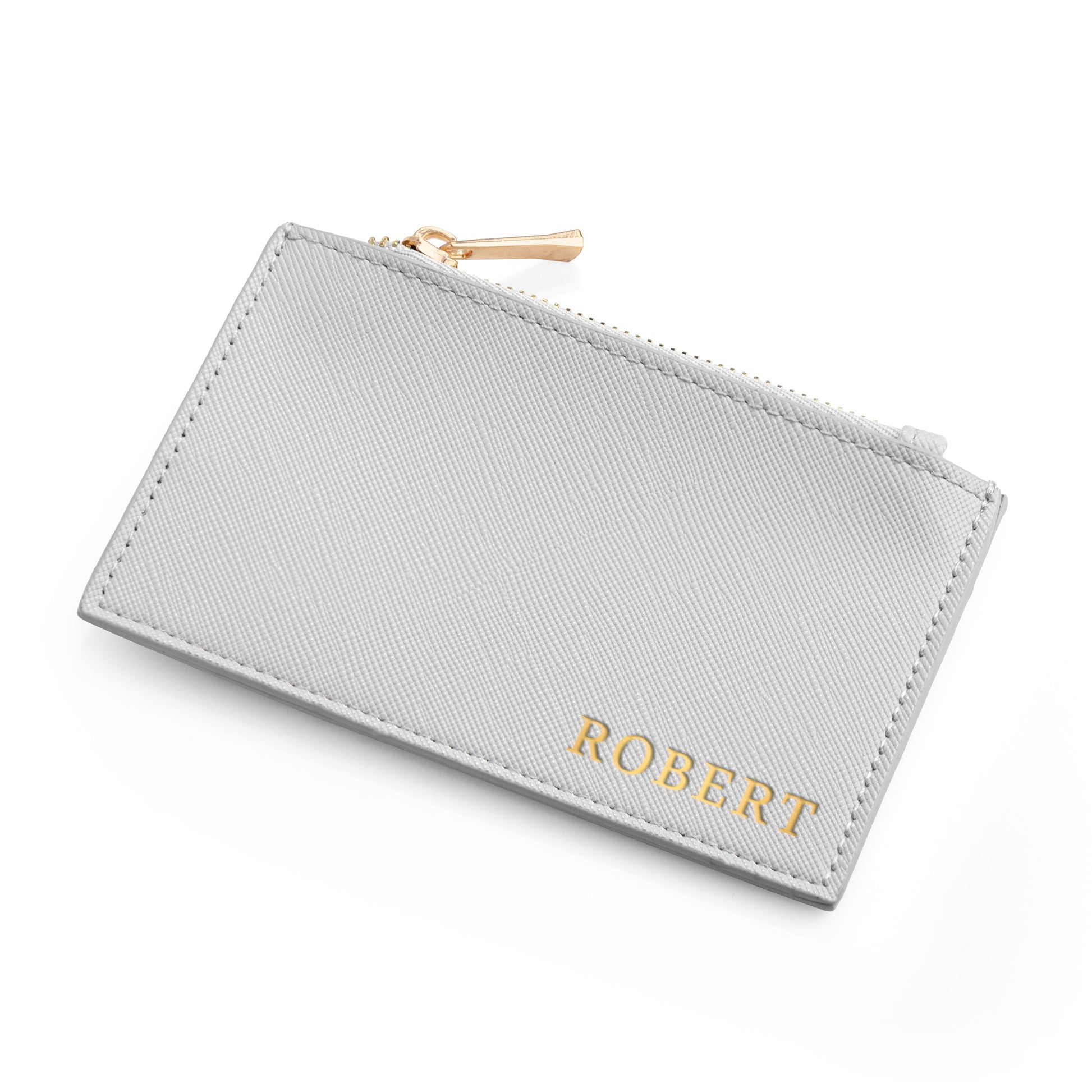 Personalised Men's Card Holder in Vegan Leather