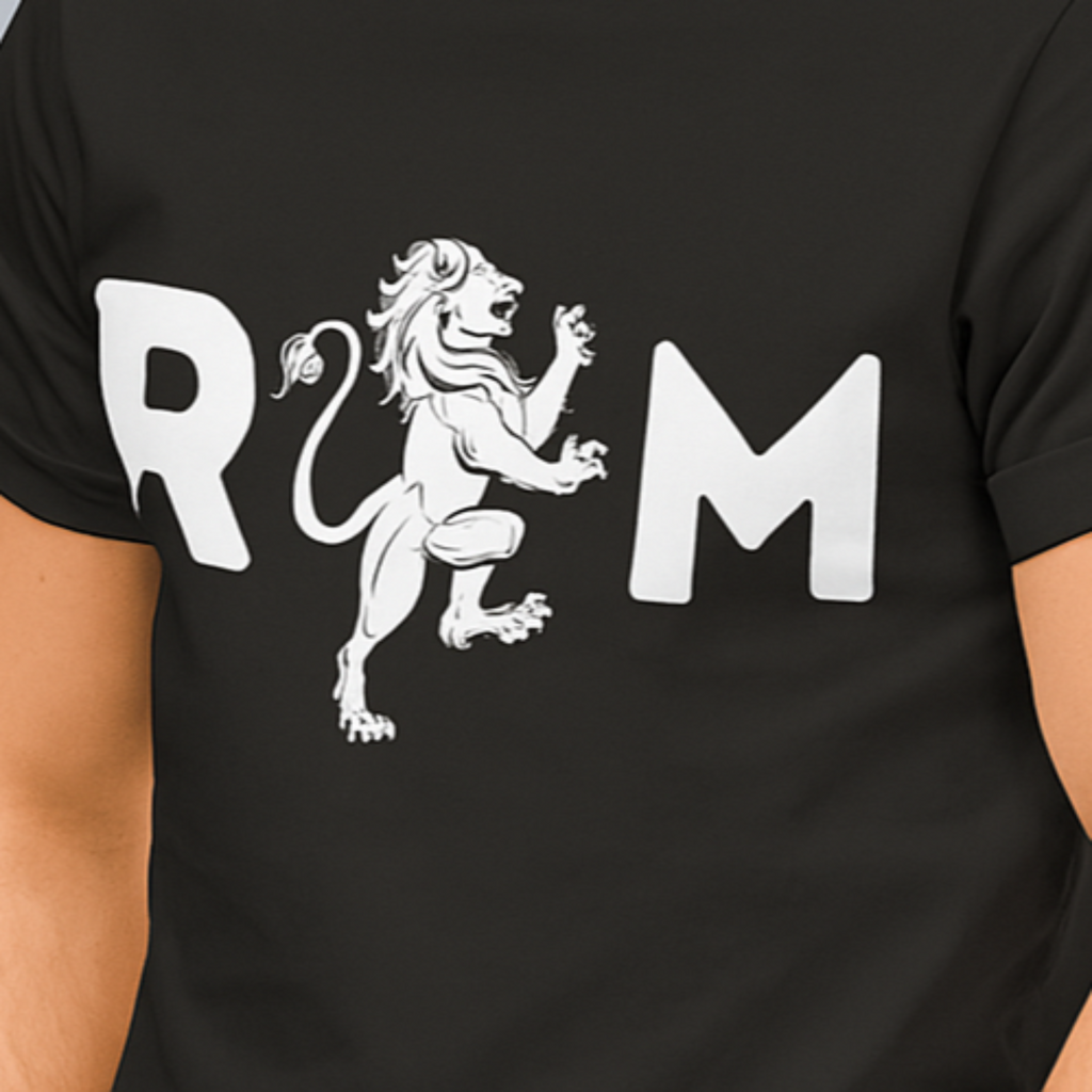 Monogrammed Unisex Lion T Shirt