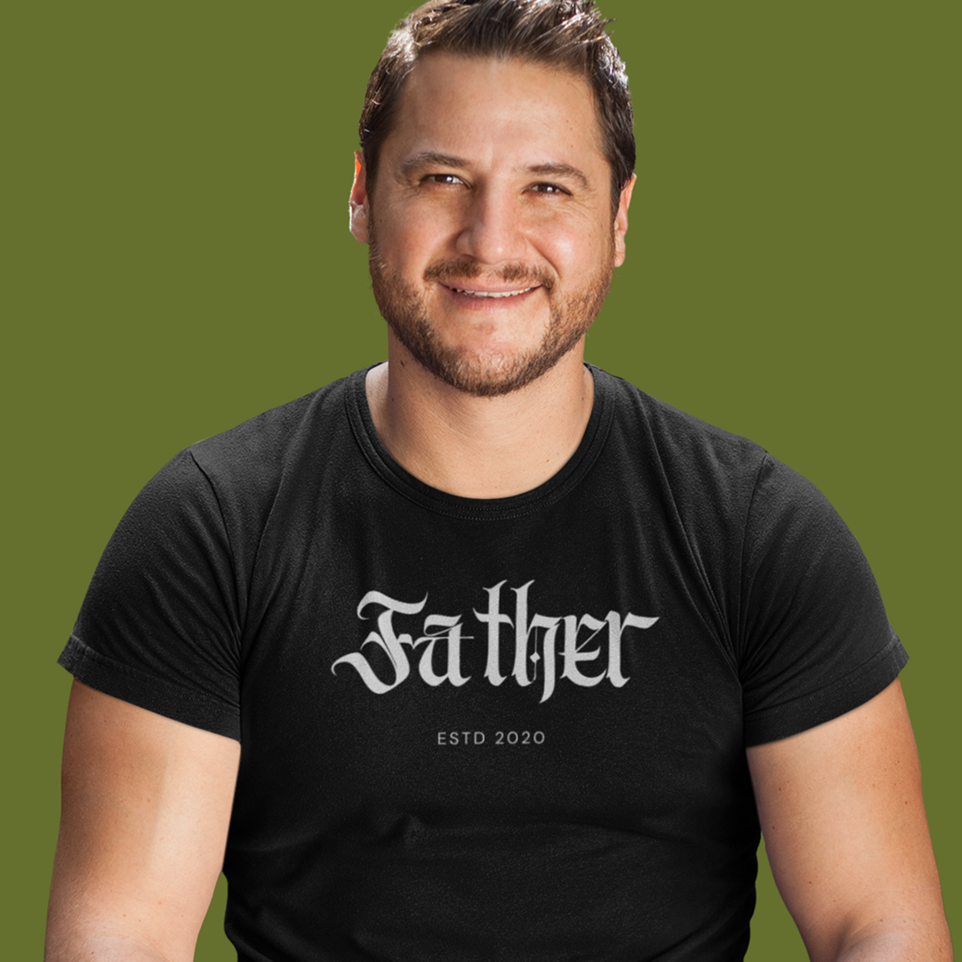Personalised Cotton Father T-Shirt