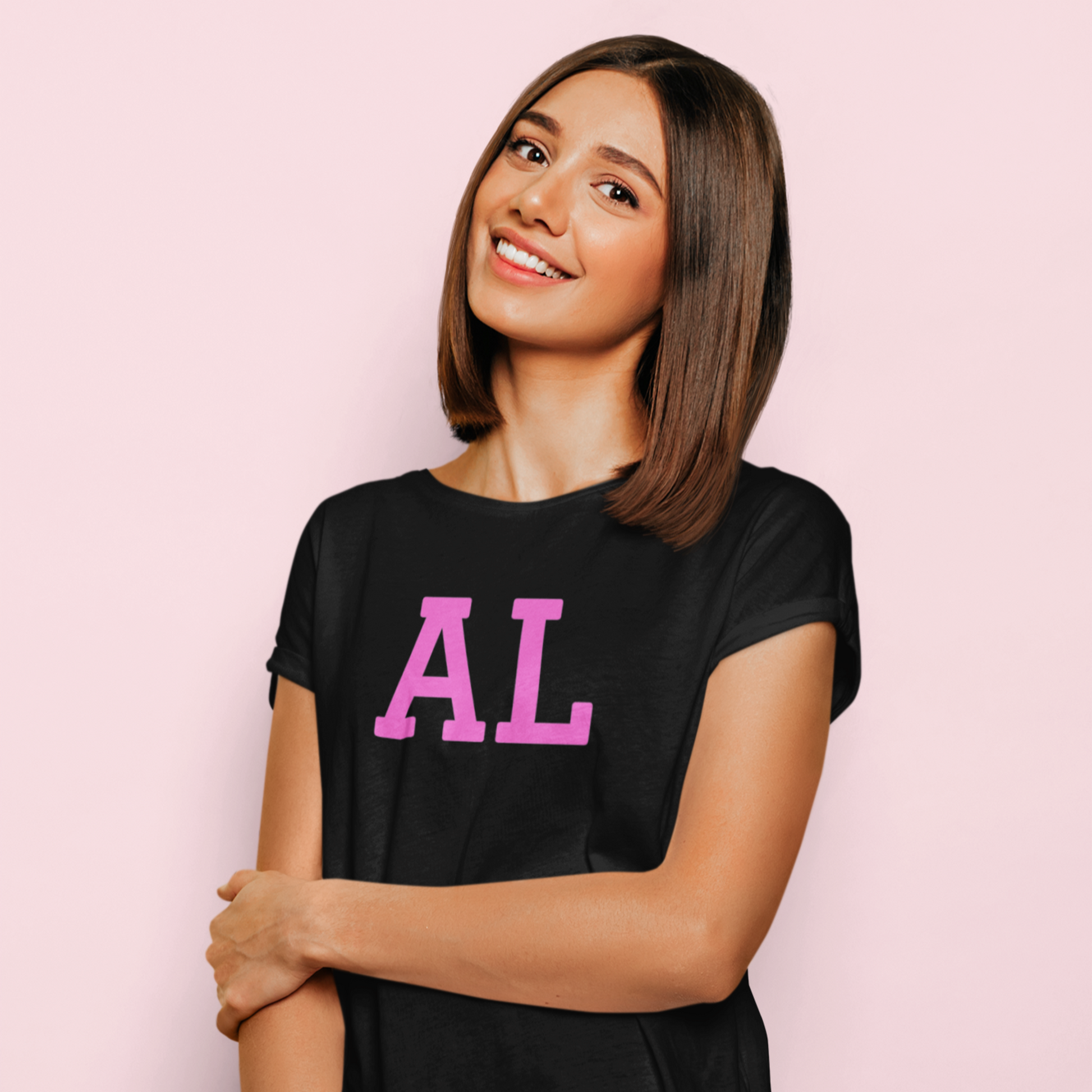 Monogrammed Women's T-Shirt in Organic Cotton