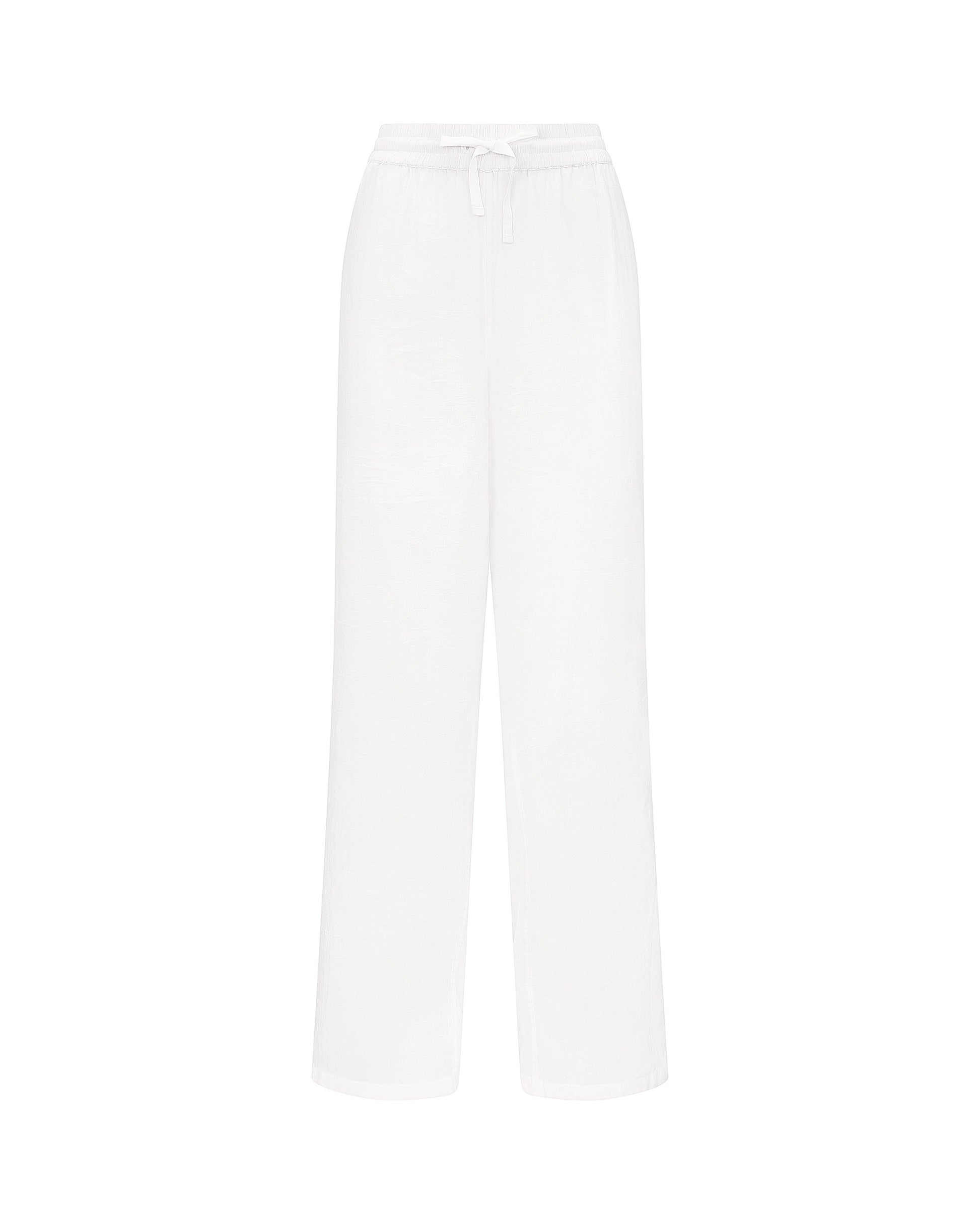 The Classic Trouser - Cotton White
