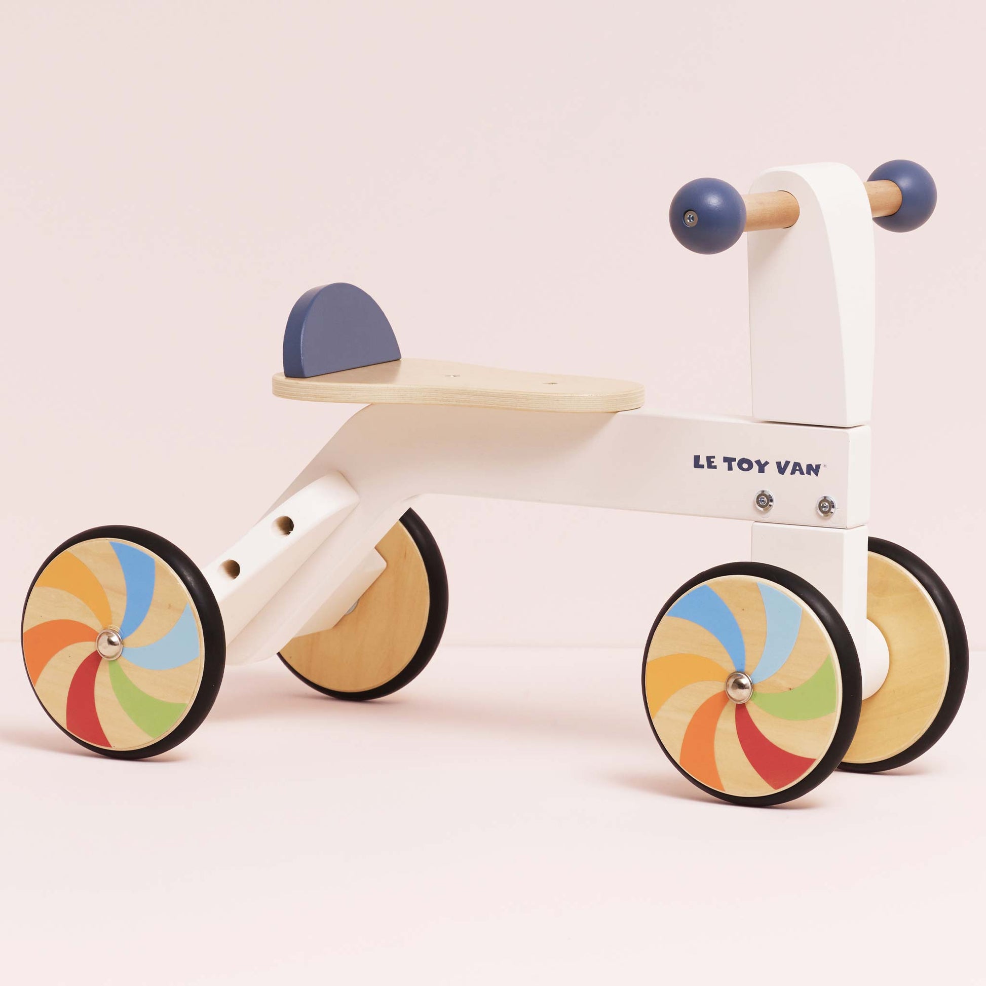 Wooden Rainbow Ride On Trike
