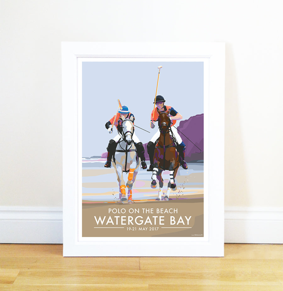 Watergate Bay Polo Artwork Print