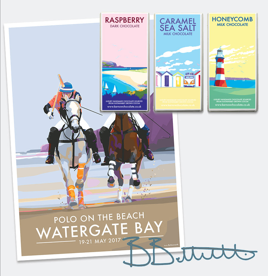 Watergate Bay Polo Artwork Print