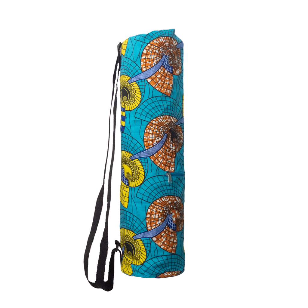 Yoga Bag Nautilus Sky Blue Seashells