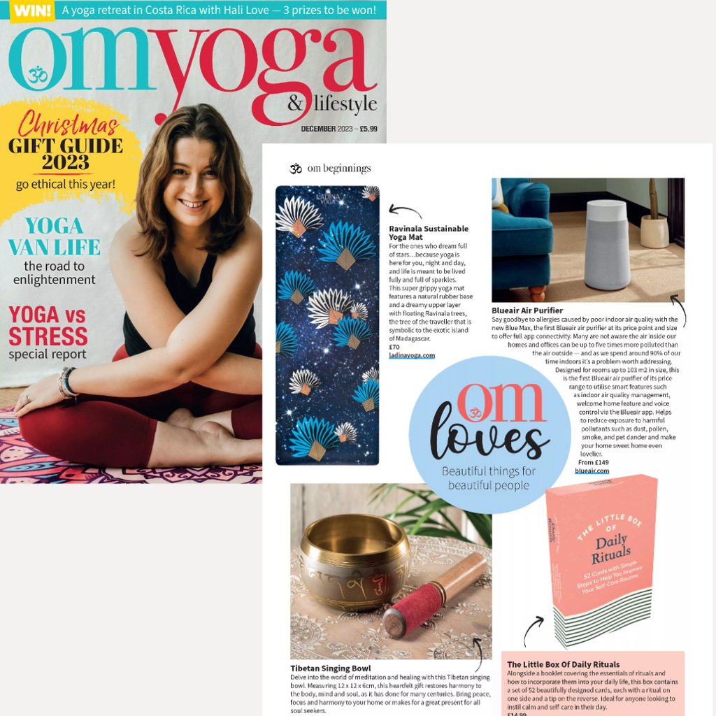 Sustainable Yoga Mat with Ravinala Tree Design