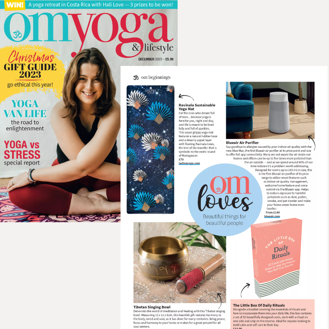 Sustainable Yoga Mat with Ravinala Tree Design