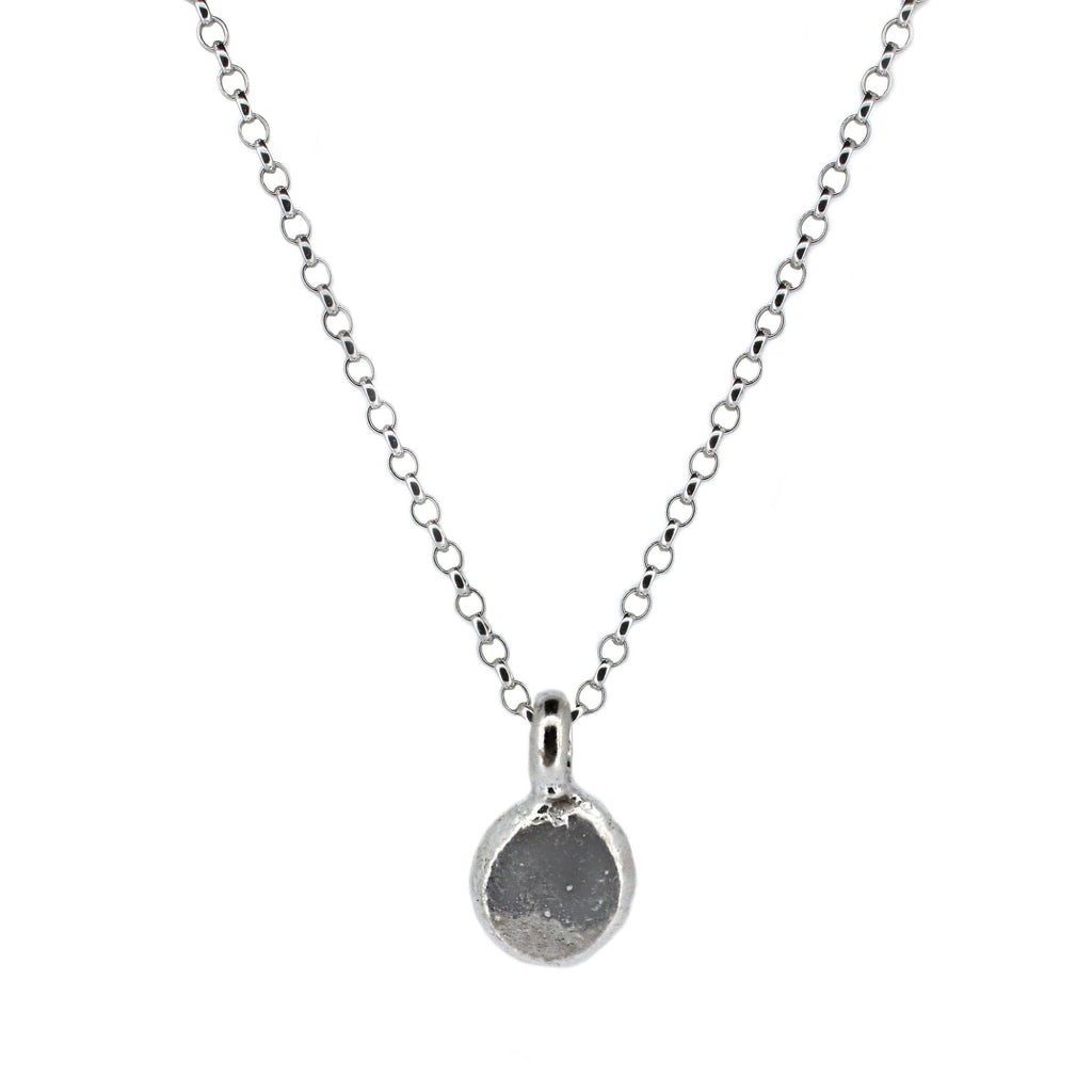 Sterling Silver Pebble Necklace