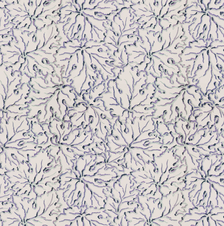 Ethereal Leaves Wallpaper in Misty