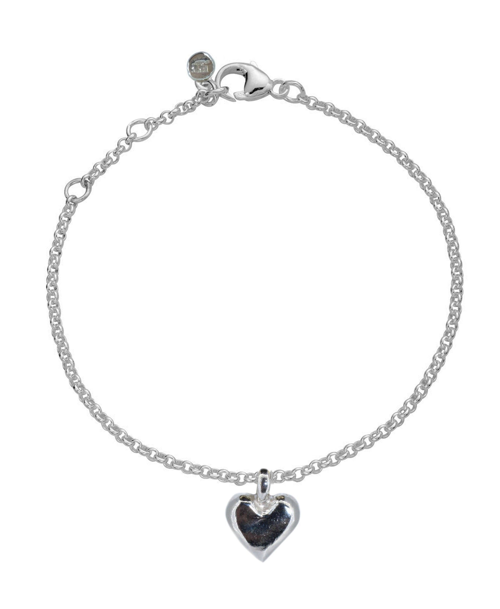 Sterling Silver Sweetheart Chain Bracelet