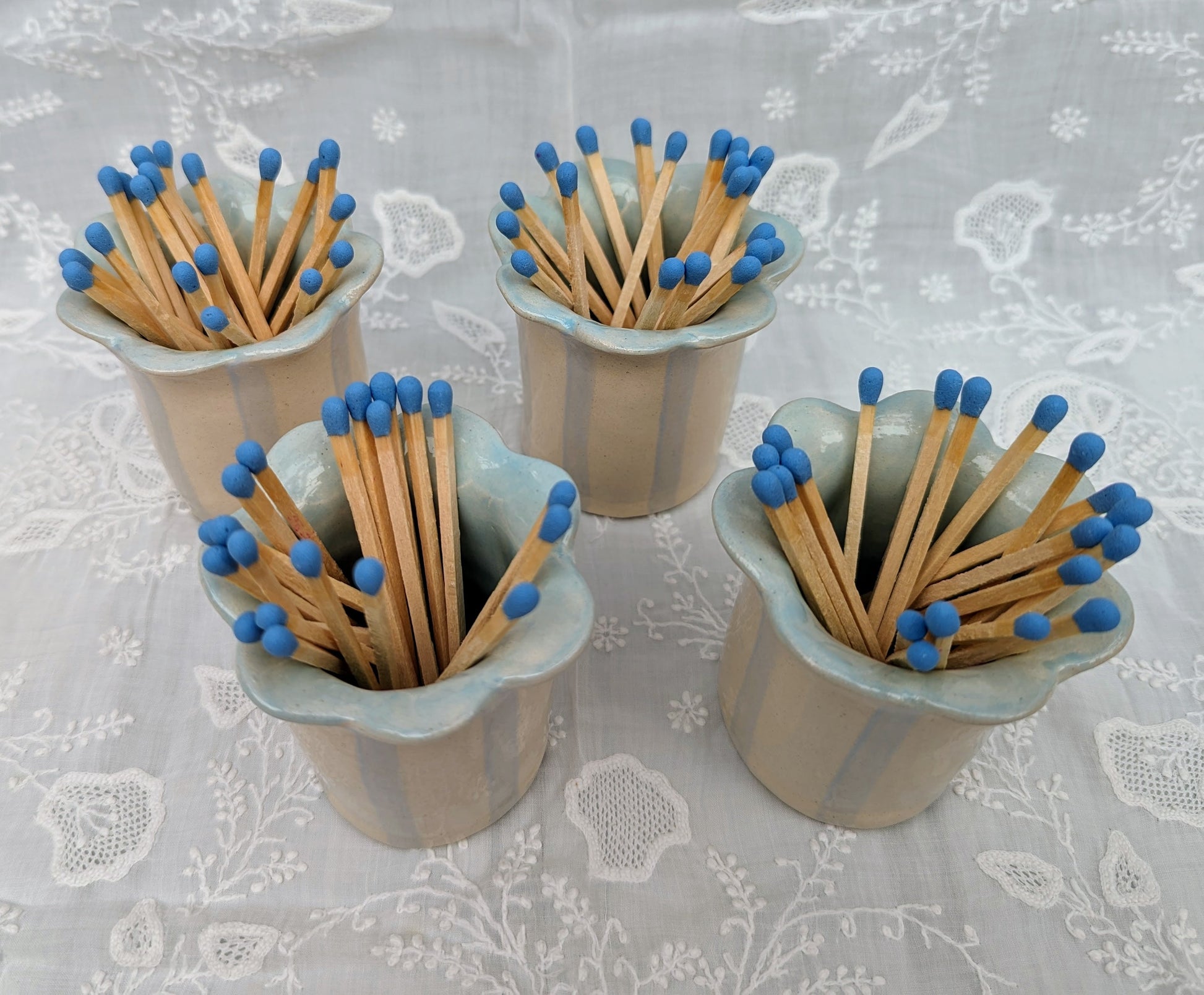 Daisy Match Striker Handmade Ceramic