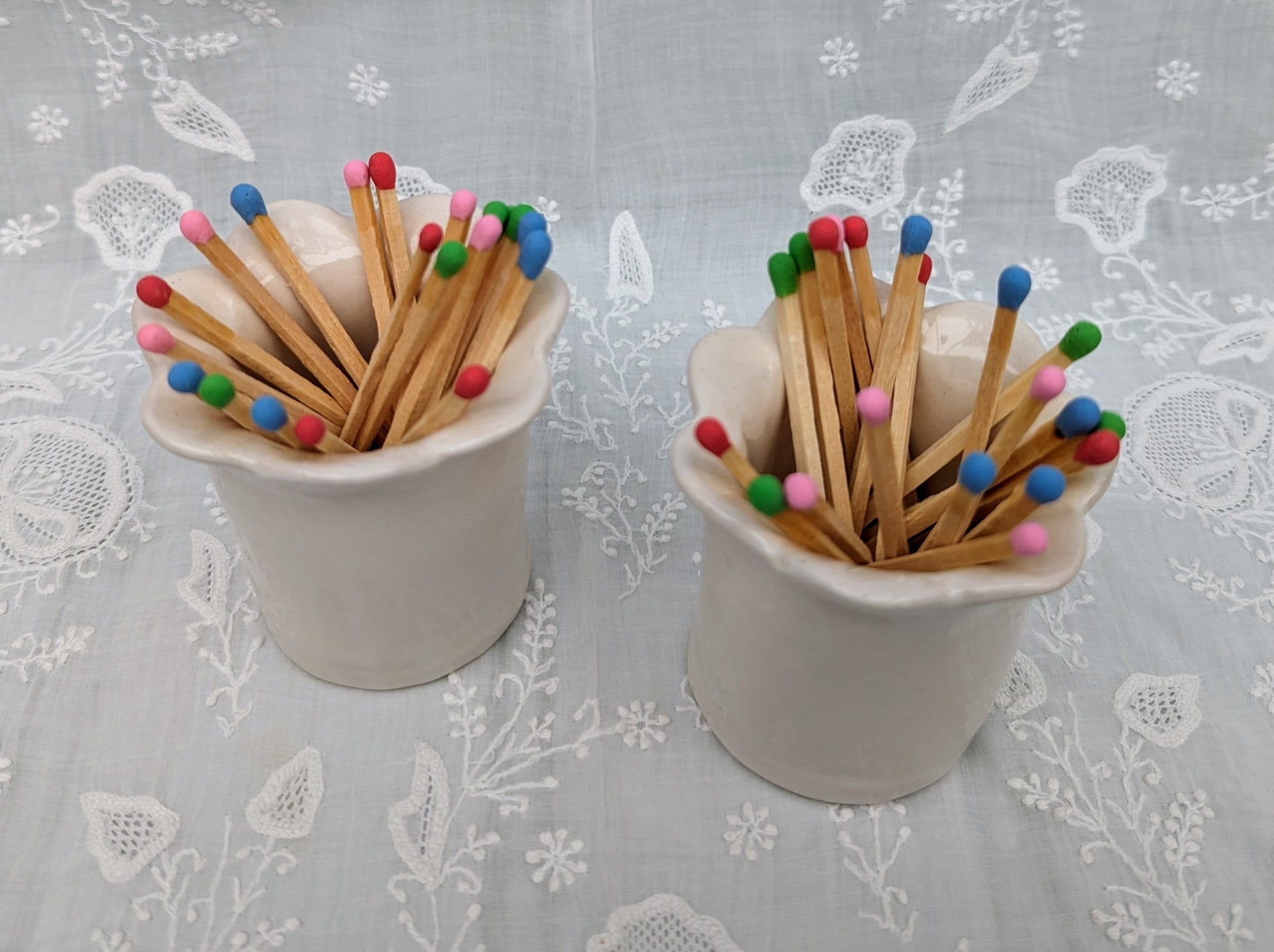 Daisy Match Striker Handmade Ceramic