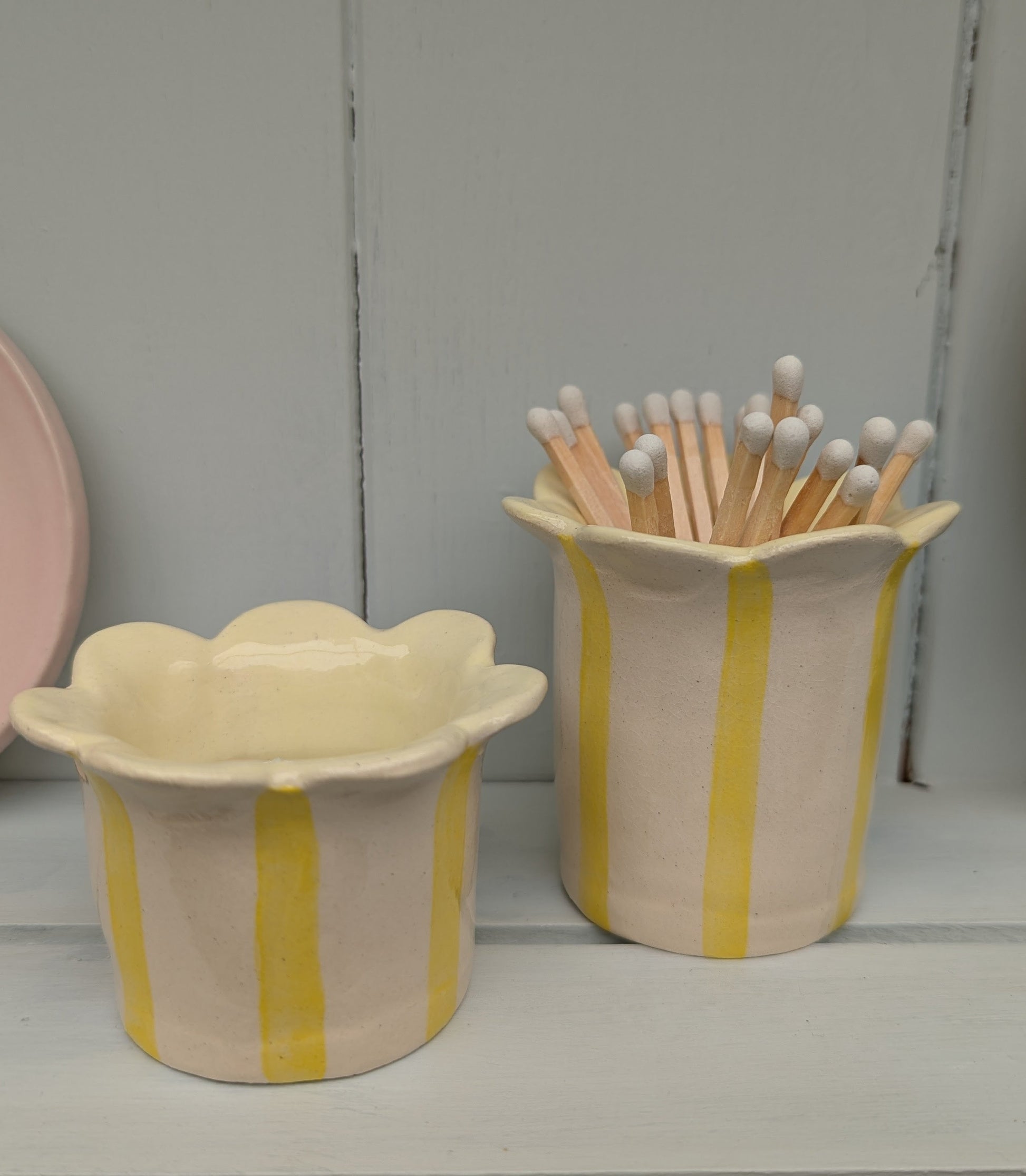 Daisy Match Striker Handmade Ceramic