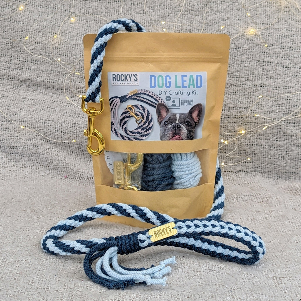 Make Your Own Dog Lead Craft Kit in Blue