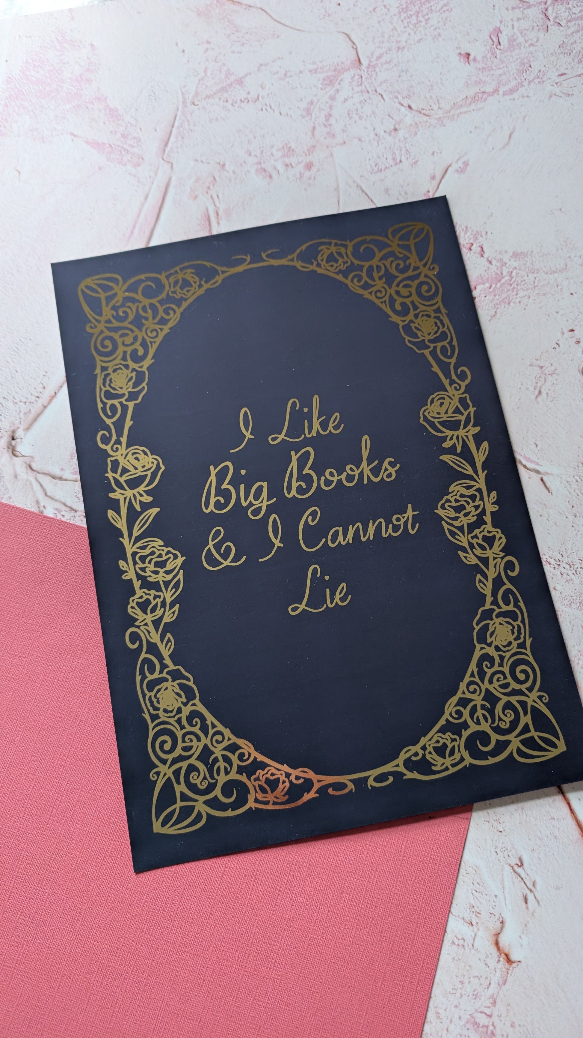 I Like Big Books and I Cannot Lie Foiled Print A4